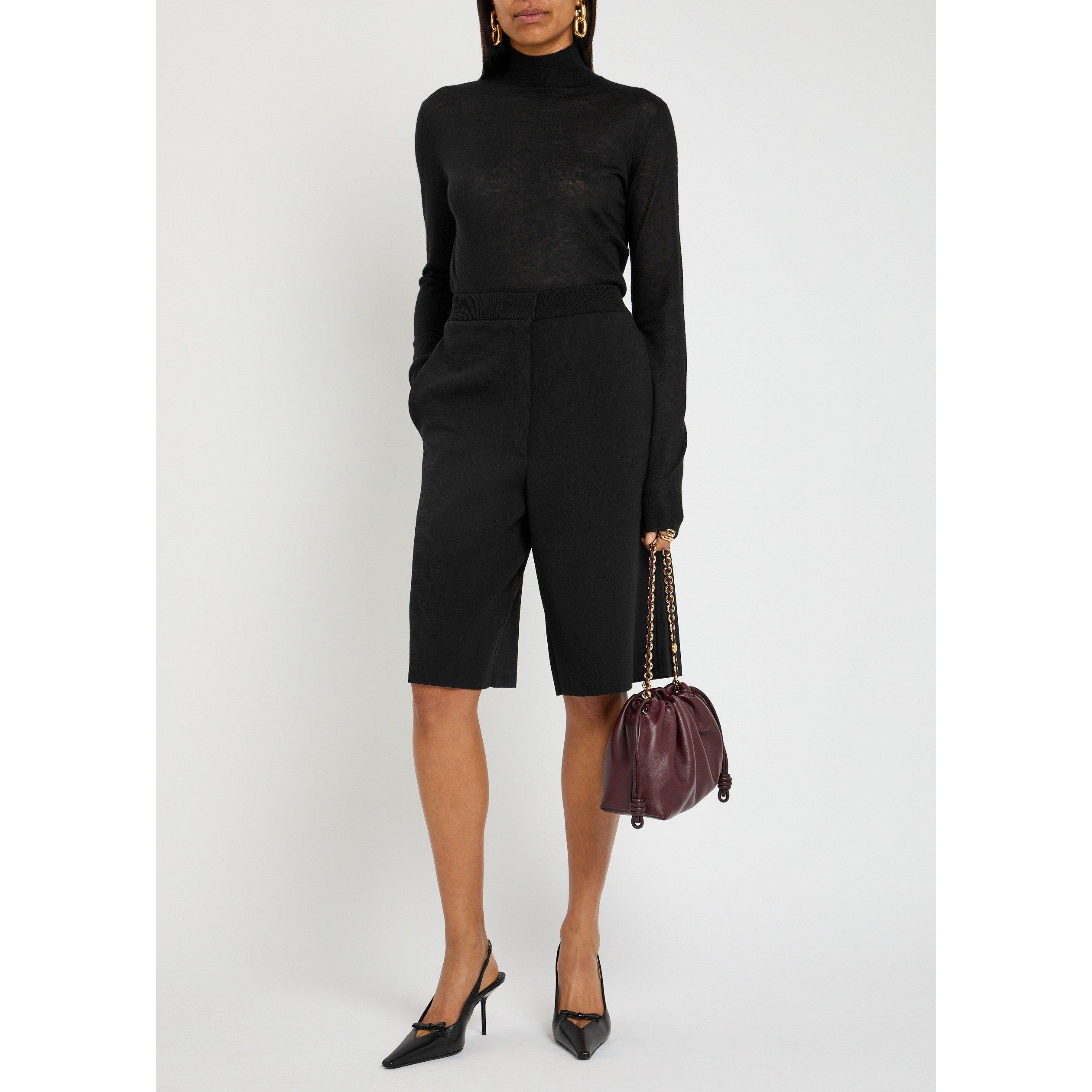 BLACK - Joseph - KW HIGH NK LS CASHAIR09 - 5