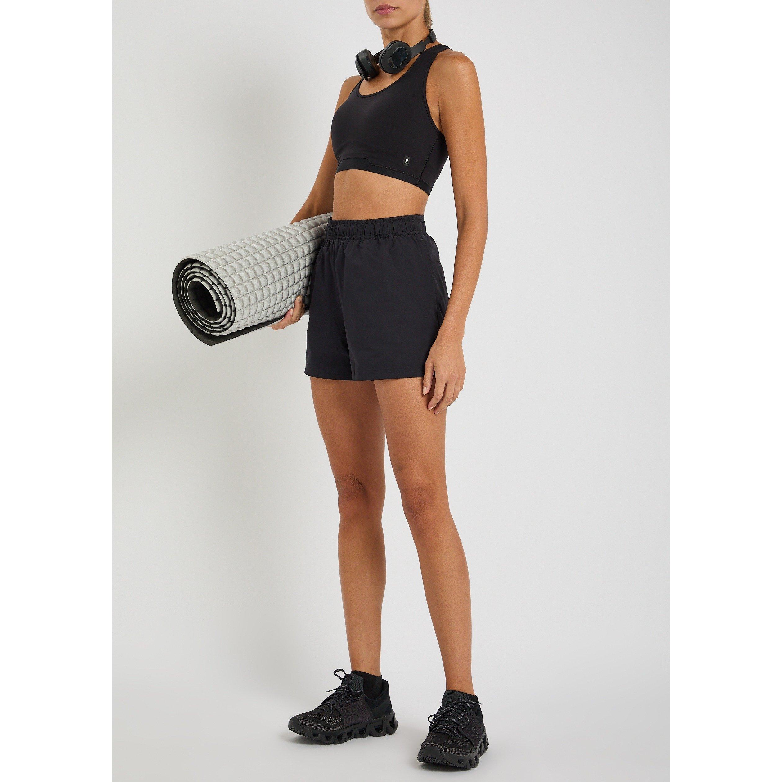 BLACK - On - Women's Medium Impact Sports Bra - 5