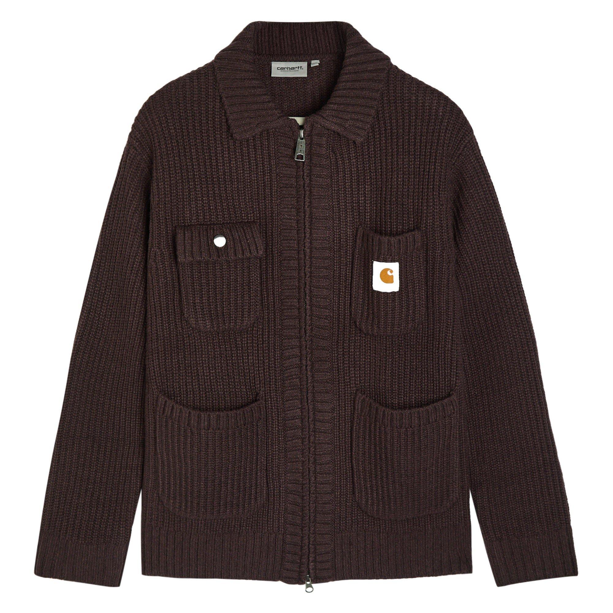 DARK BROWN - Carhartt - CAR CHORE KNIT JKT