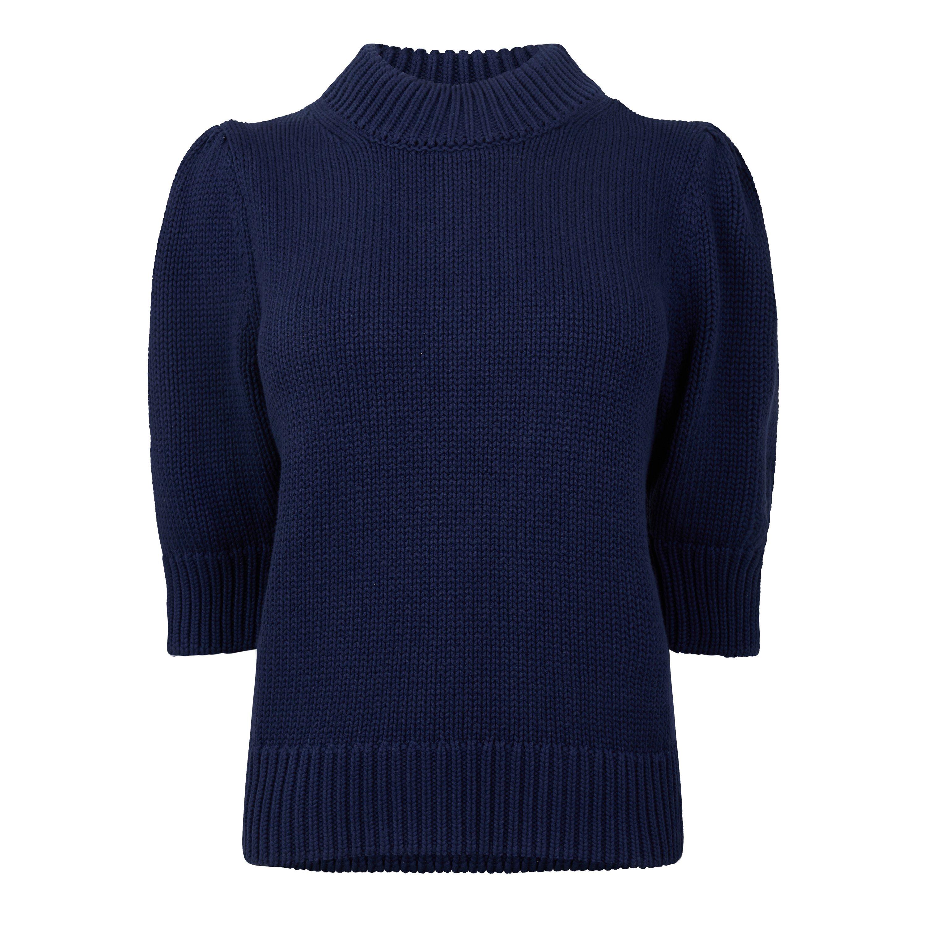 NAVY - Rails - K MARIONA SS KNIT TOP - 1