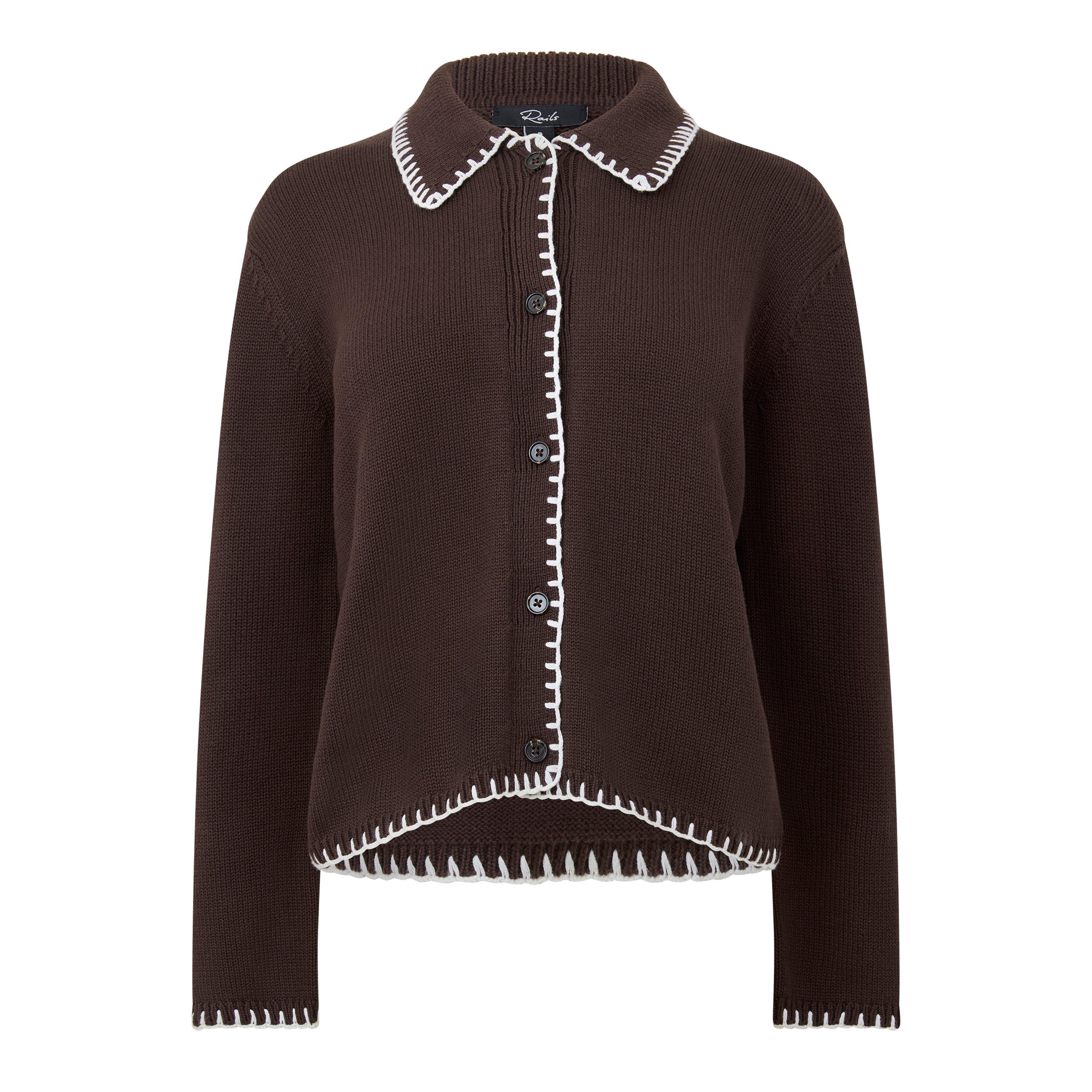CHOCOLATE - Rails - K RAYLEEN COLLAR STITCH C - 1