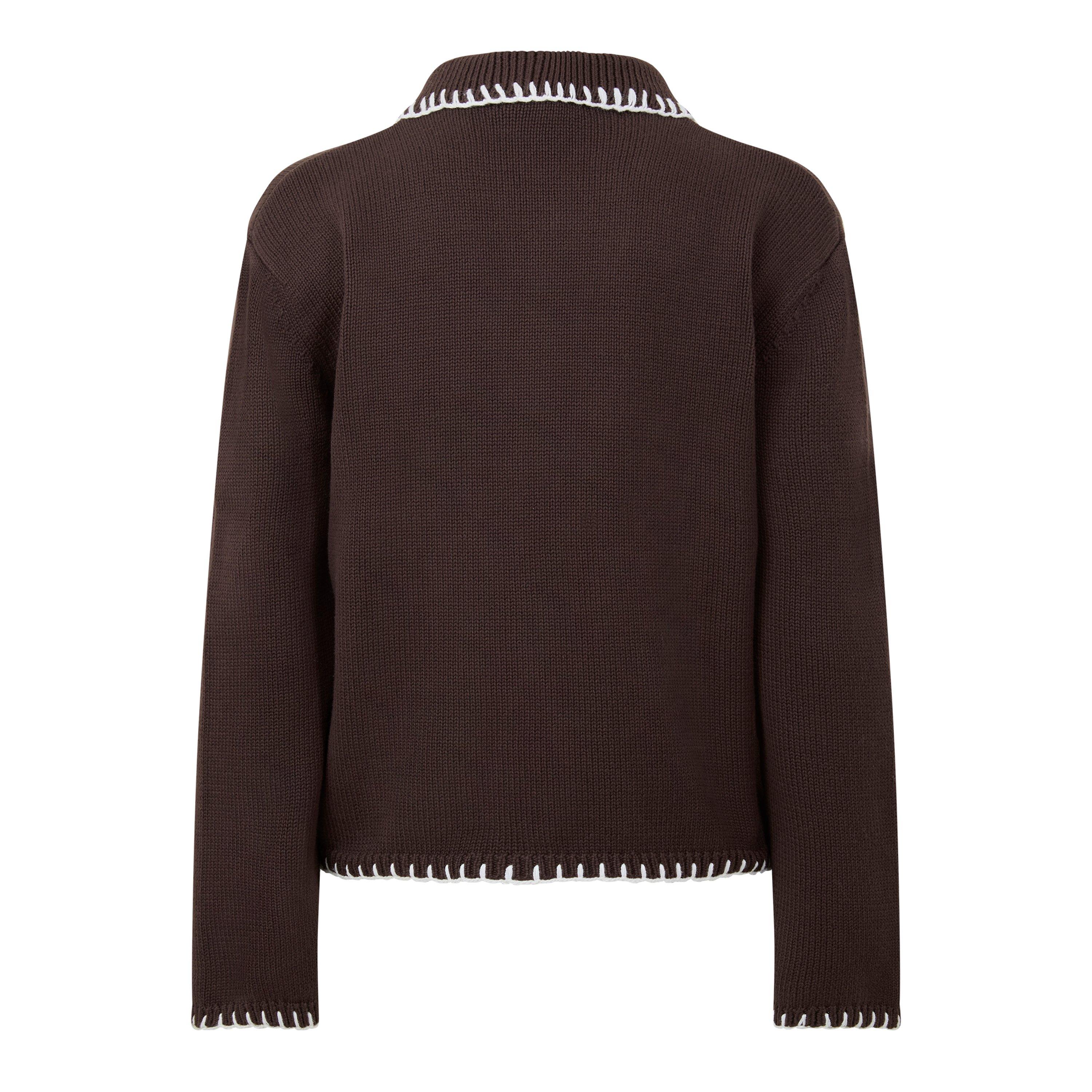 CHOCOLATE - Rails - K RAYLEEN COLLAR STITCH C - 2