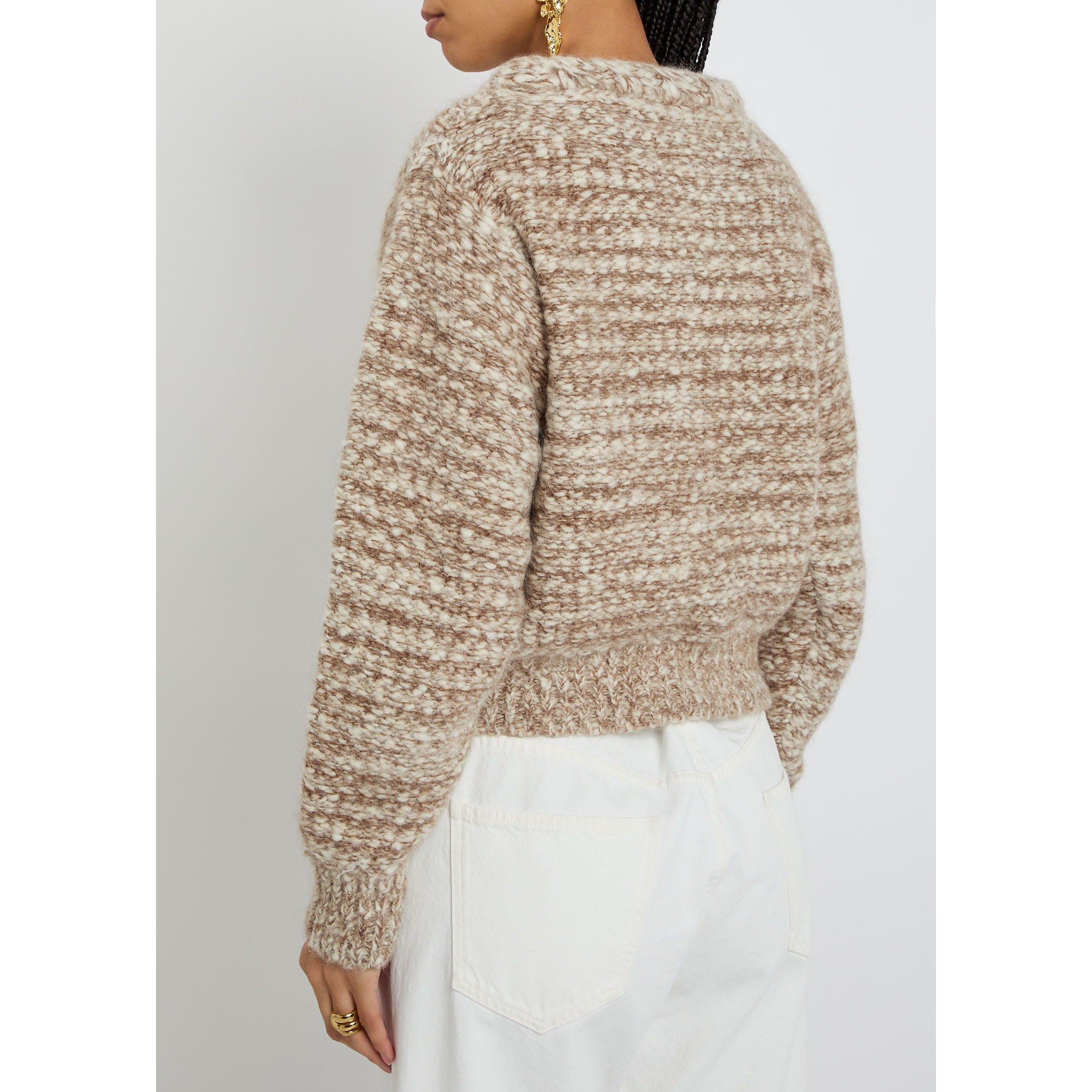 ECRU - Isabel Marant - Women's Dorota Chunky Knit Wool Crew-Neck Jumper - 3