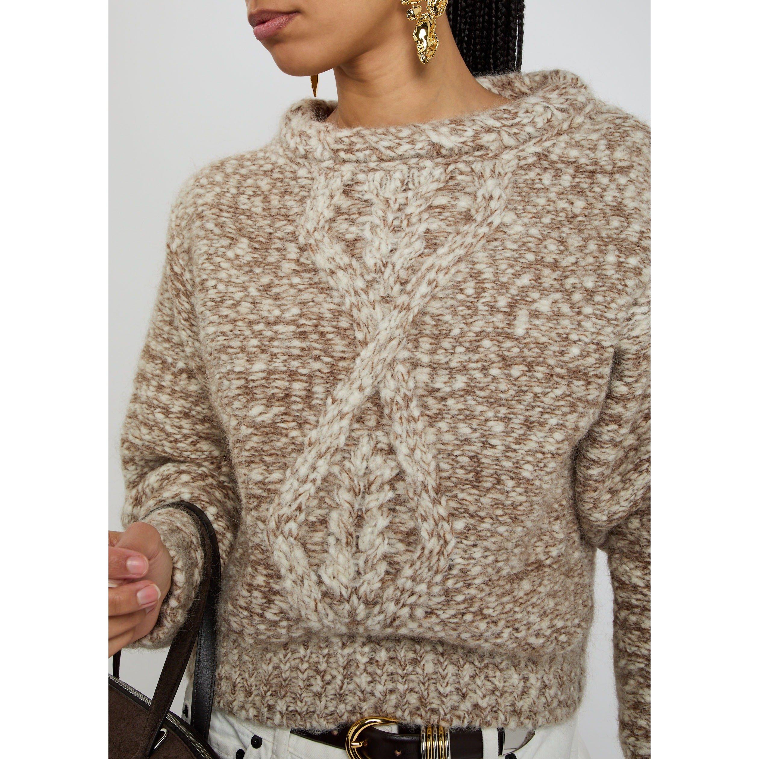 ECRU - Isabel Marant - Women's Dorota Chunky Knit Wool Crew-Neck Jumper - 4