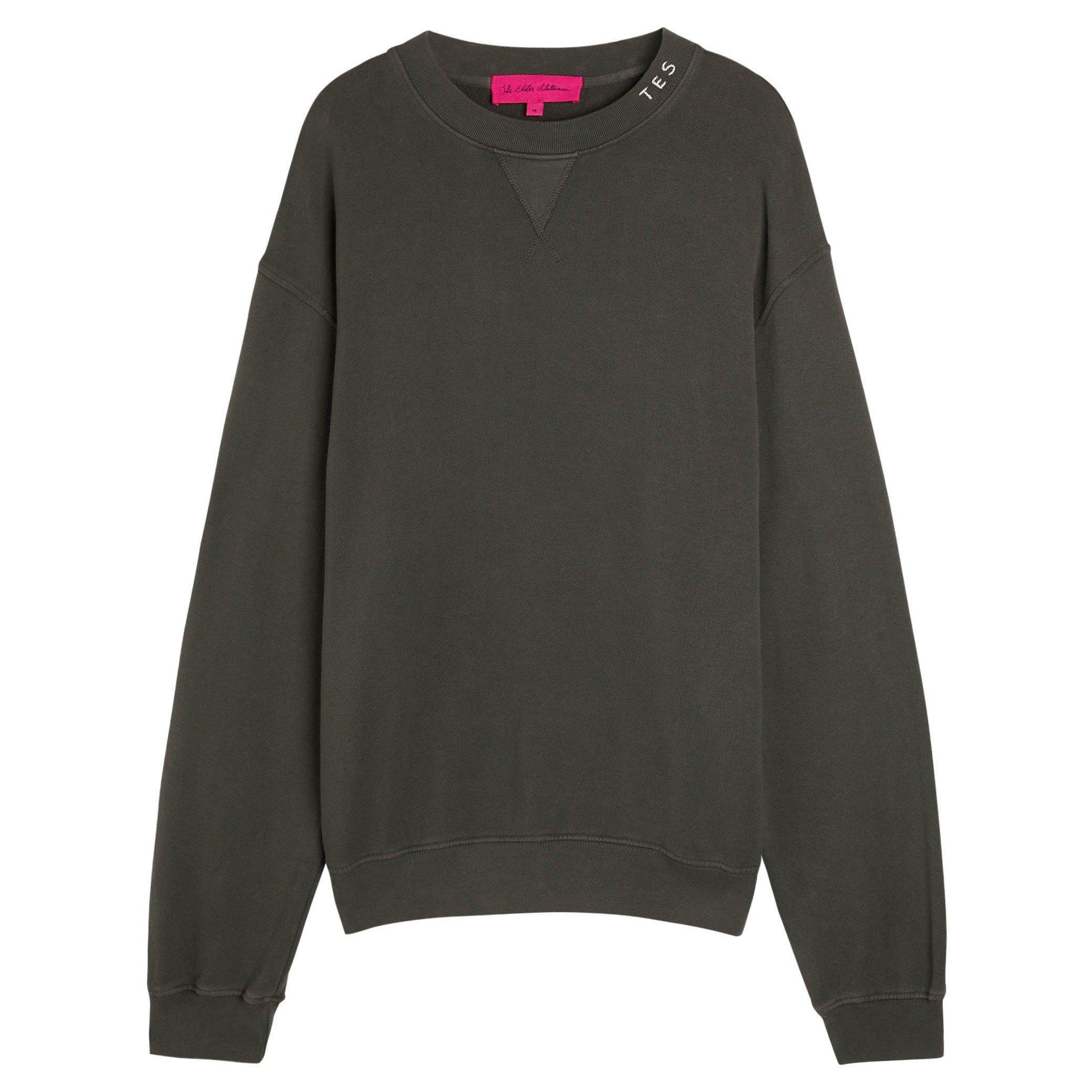 DARK GREY - The Elder Statesman - TES DAILY CREW KNIT