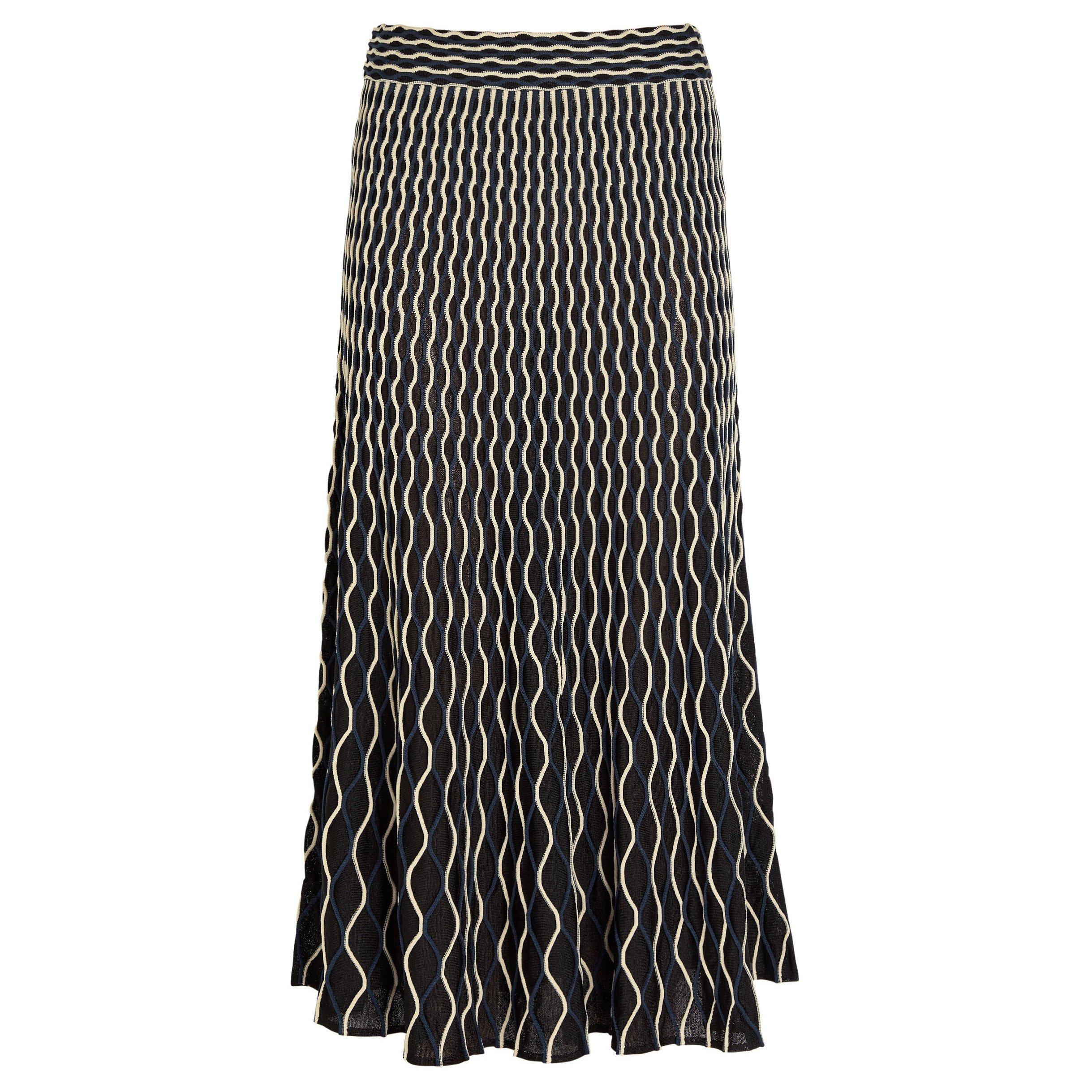 BLACK AND OTHER - Jonathan Simkhai - LS ALIZA WAVE MIDI SKIRT