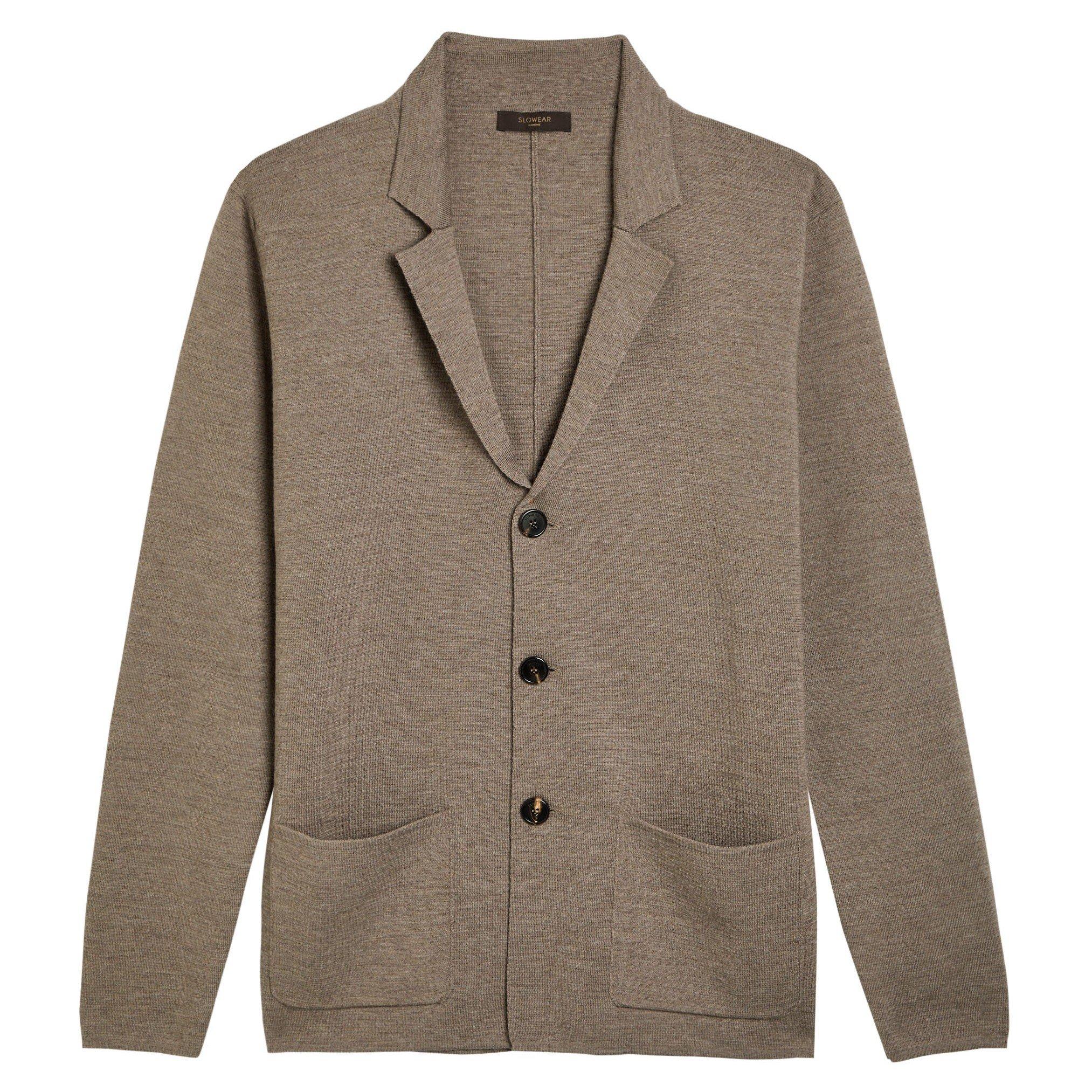 BROWN - Slowear Spa - SW KNITTED BLAZER