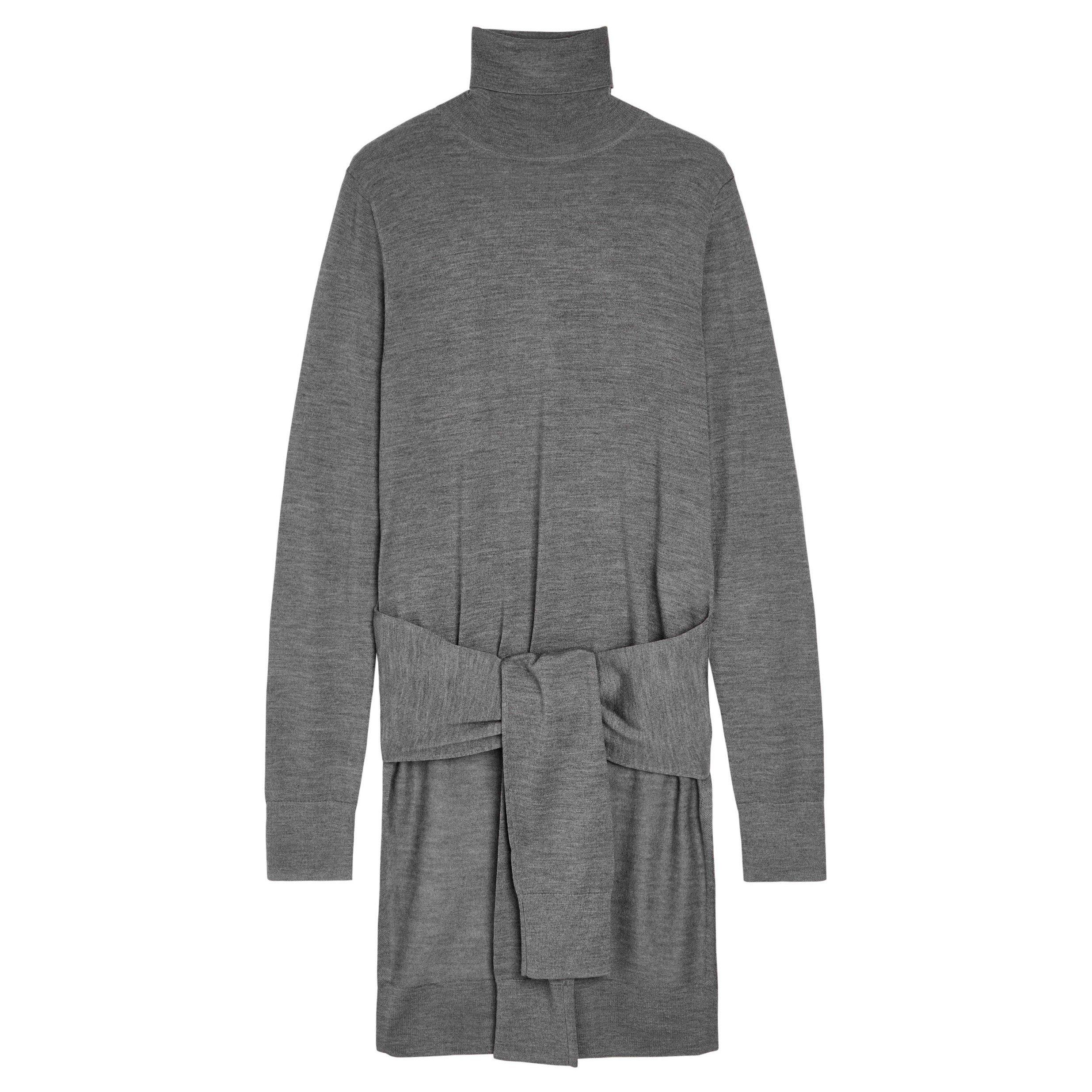 GREY - Toteme - DOUBLE SLEEVE TURTLENECK