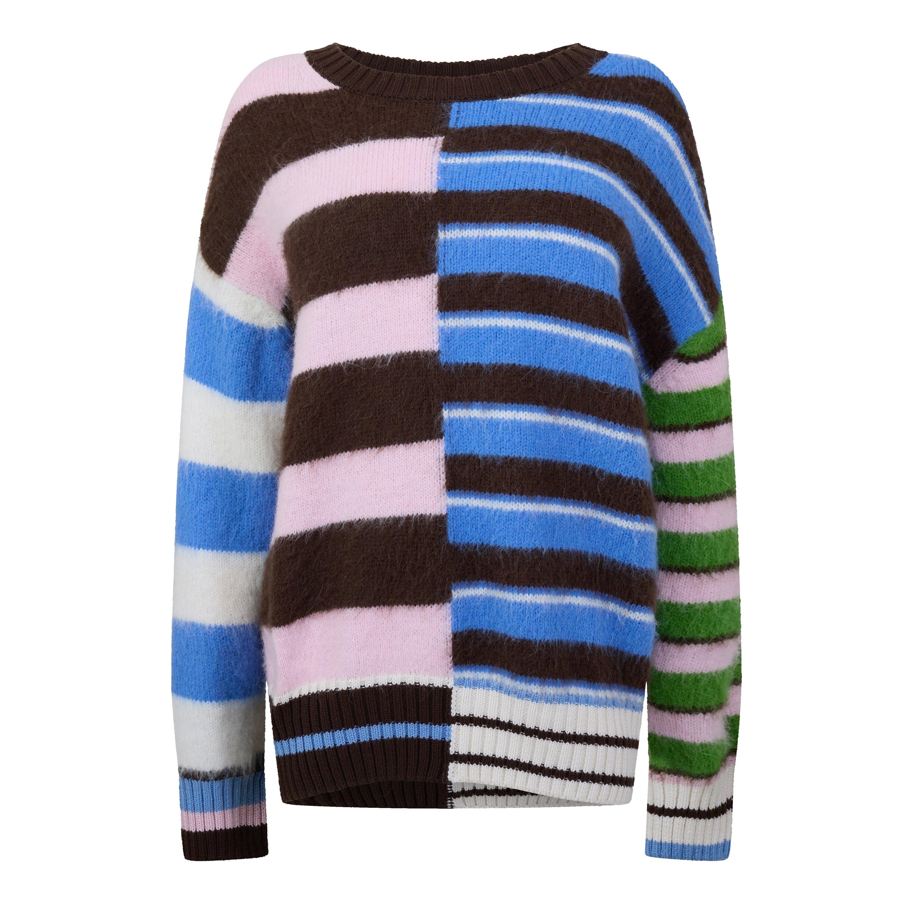 BLUE AND OTHER - Stine Goya - KW MULTISTRIPE SWEATER - 1