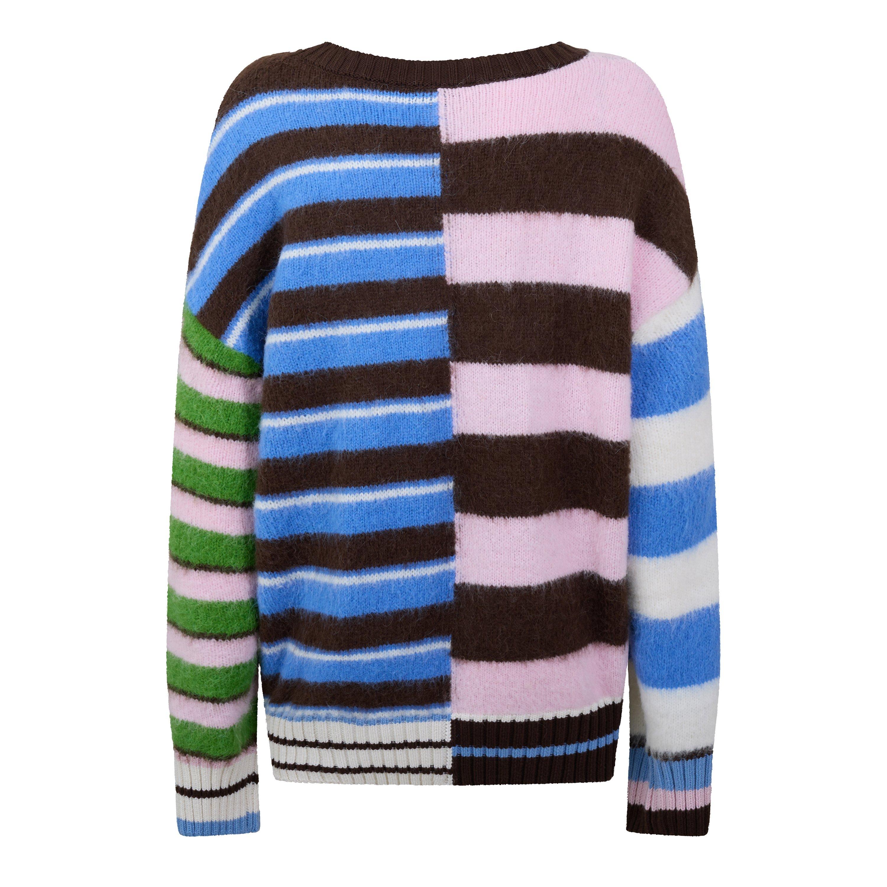 BLUE AND OTHER - Stine Goya - KW MULTISTRIPE SWEATER - 2