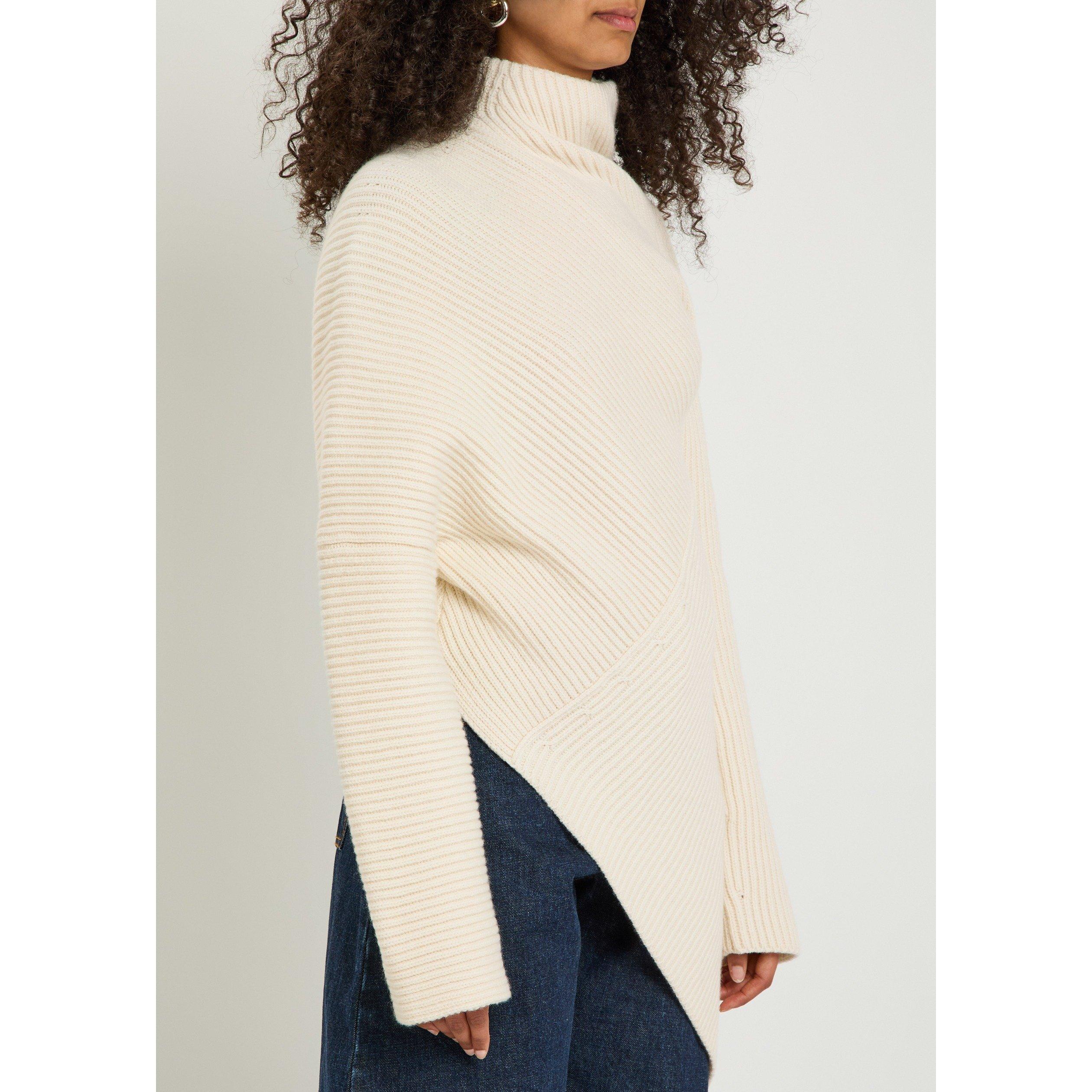 WHITE - Alaia - TWISTED JUMPER - 2