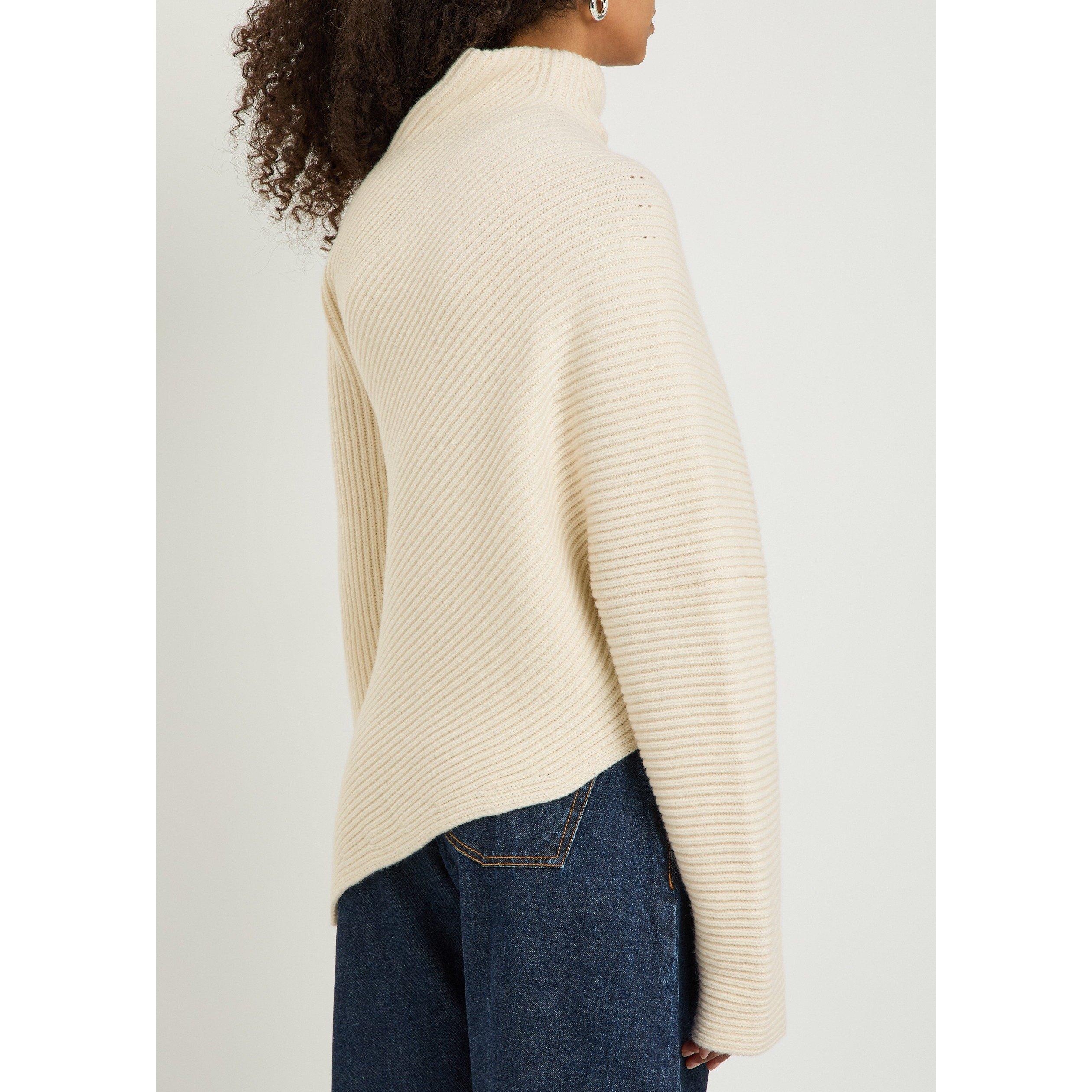 WHITE - Alaia - TWISTED JUMPER - 3