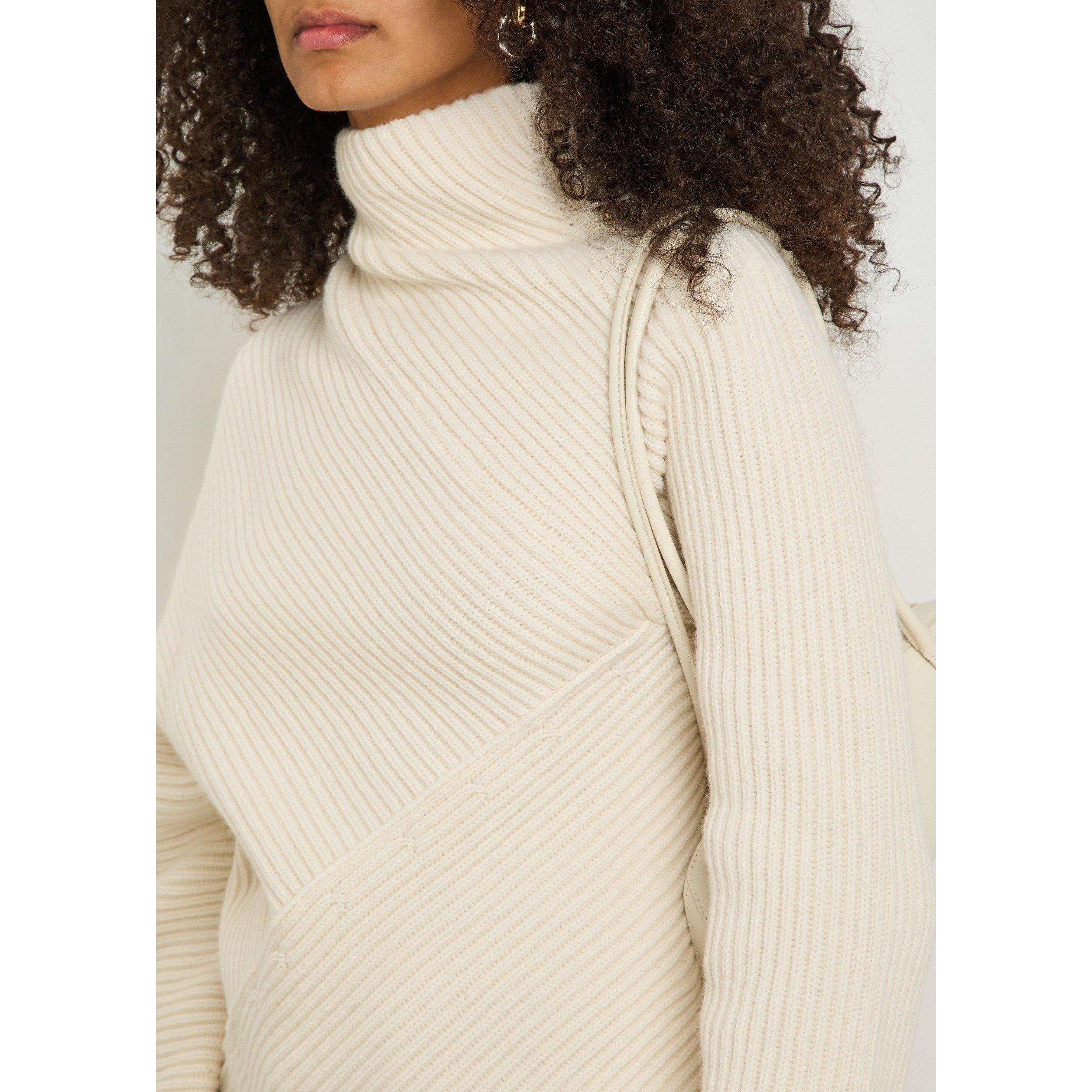 WHITE - Alaia - TWISTED JUMPER - 4