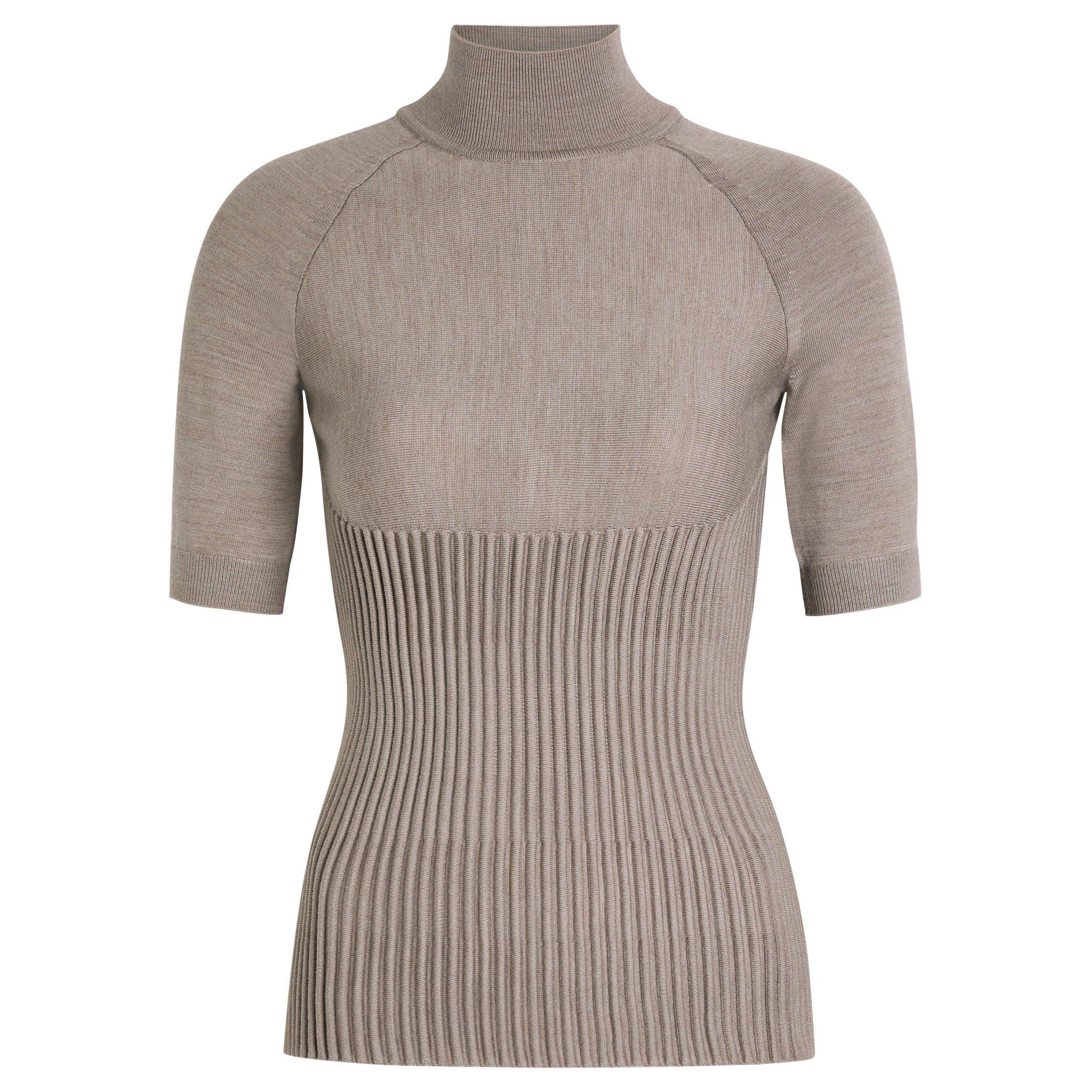 GREY - Alaia - RIB SS TOP - 1