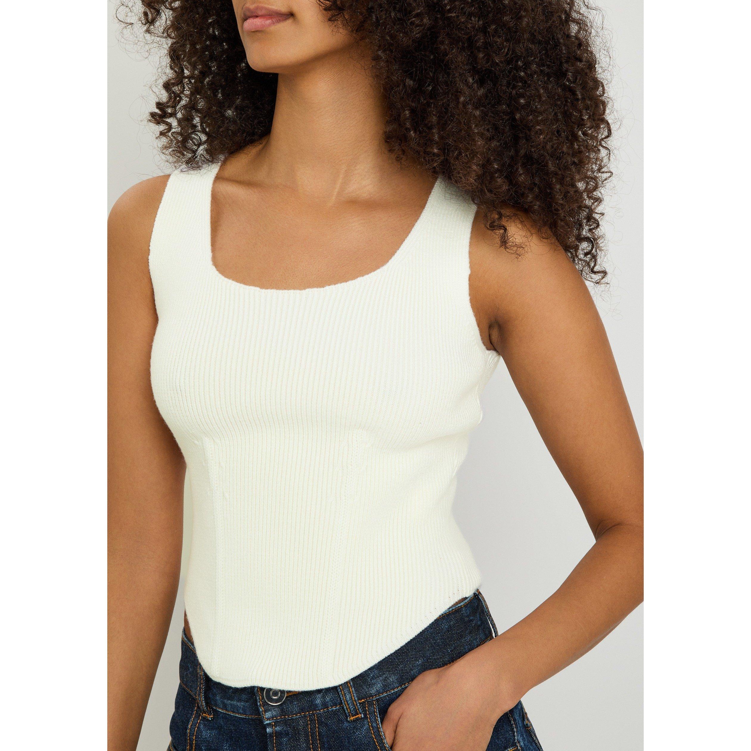 WHITE - Alaia - CORSET TOP - 4