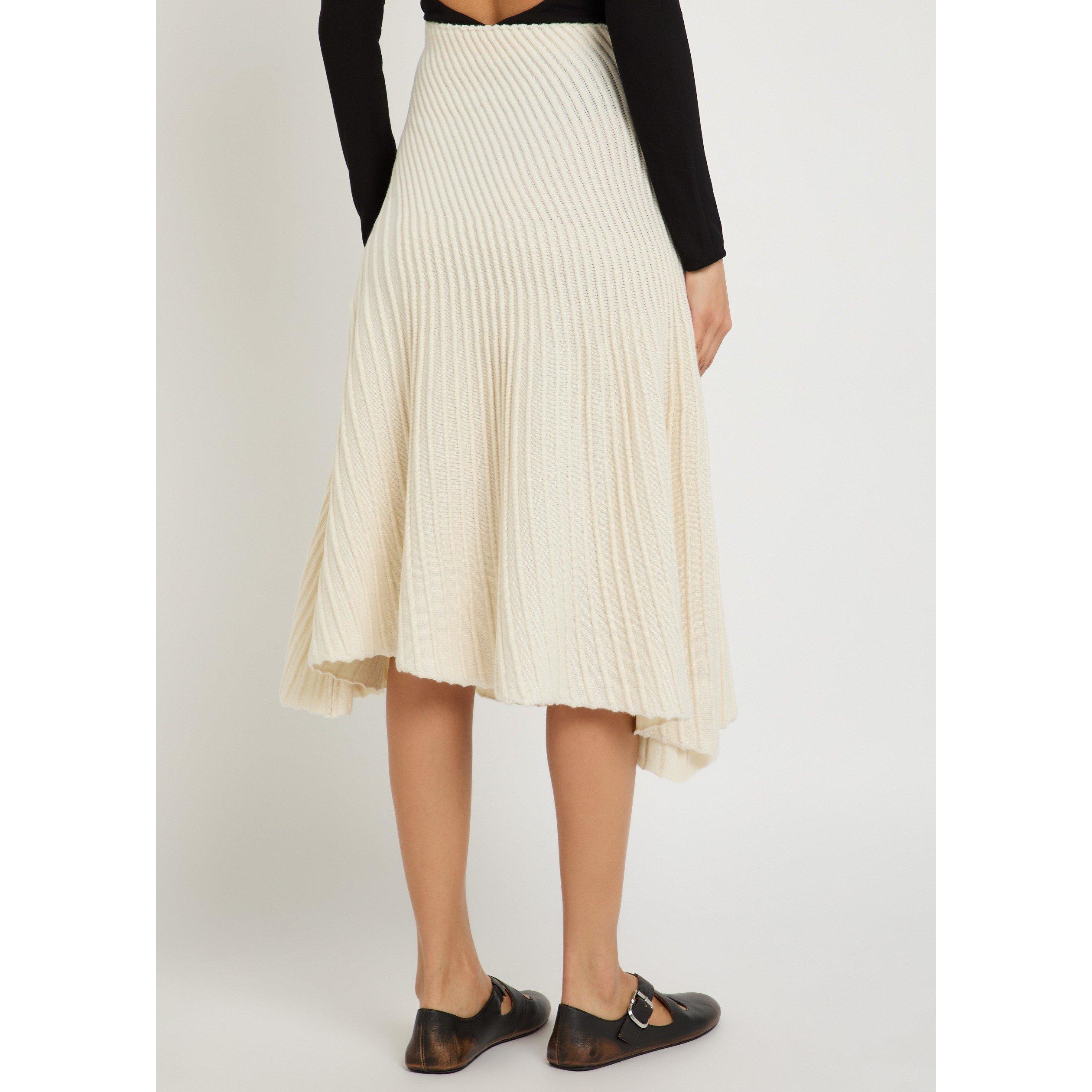 WHITE - Alaia - TWISTED SKIRT - 3