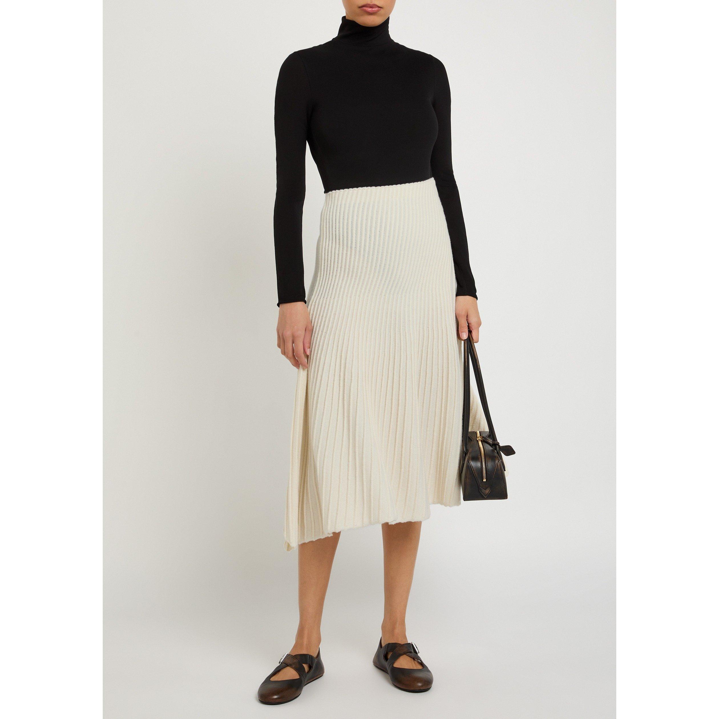 WHITE - Alaia - TWISTED SKIRT - 5