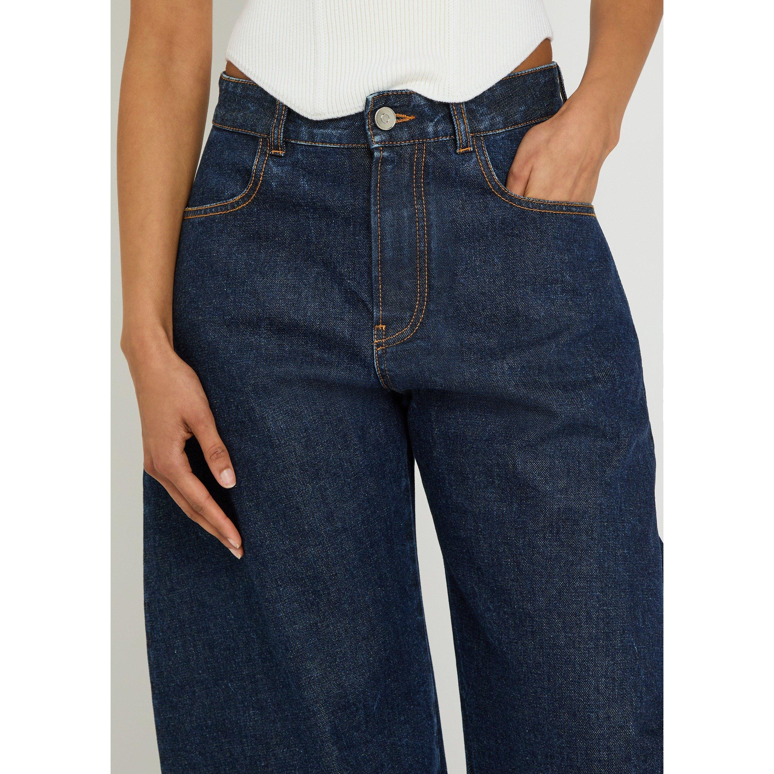DENIM - Alaia - LOW ROUND PANTS - 4