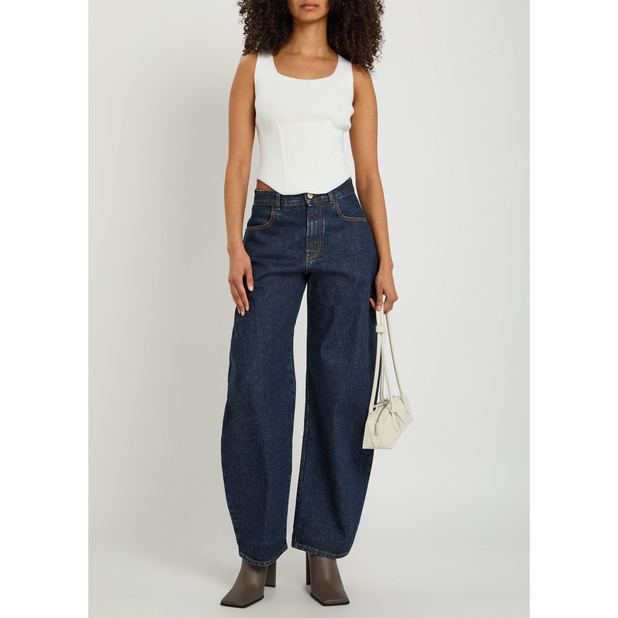 DENIM - Alaia - LOW ROUND PANTS - 5