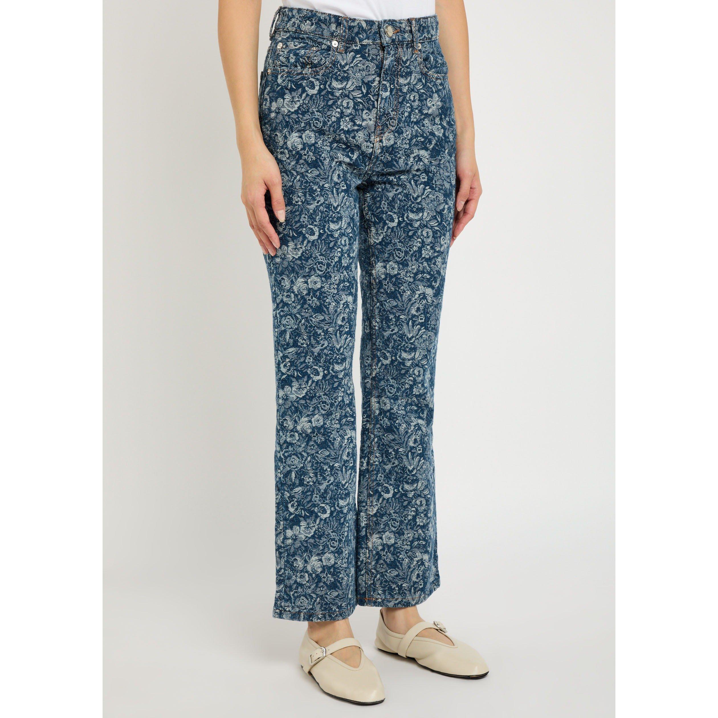 DENIM - Ganni - J Tapestry Denim Betzy Cropped - 2