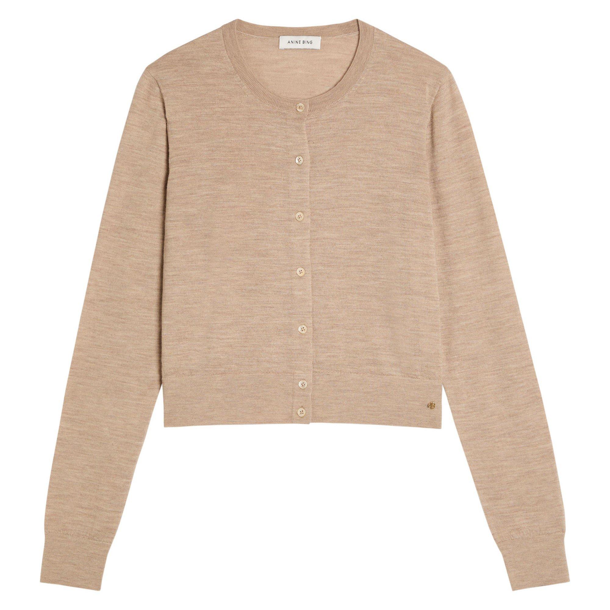 TAUPE - Anine Bing - K MONI CARDIGAN