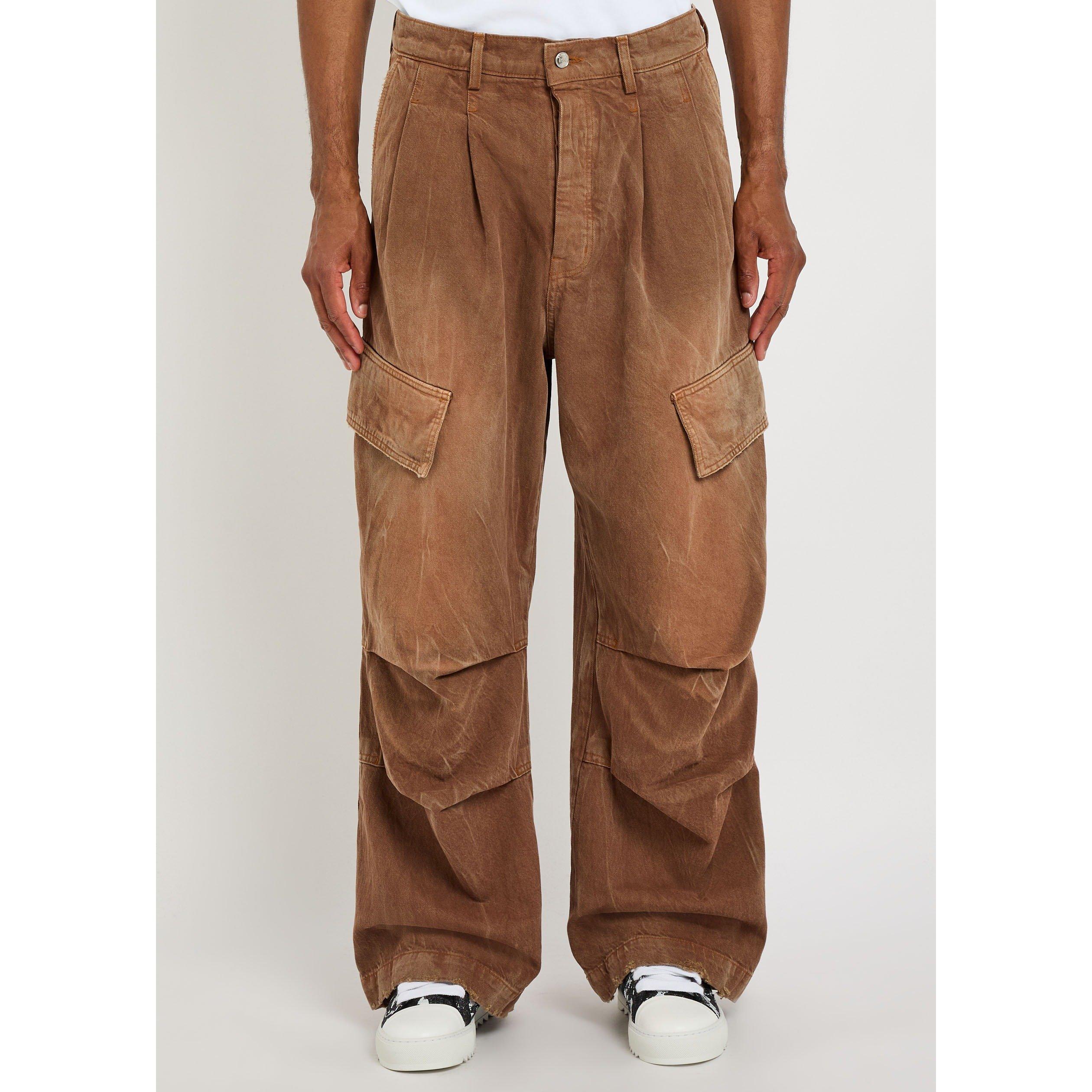 BROWN - Nahmias - NM DENIM OVERSIZED CARGOS - 2