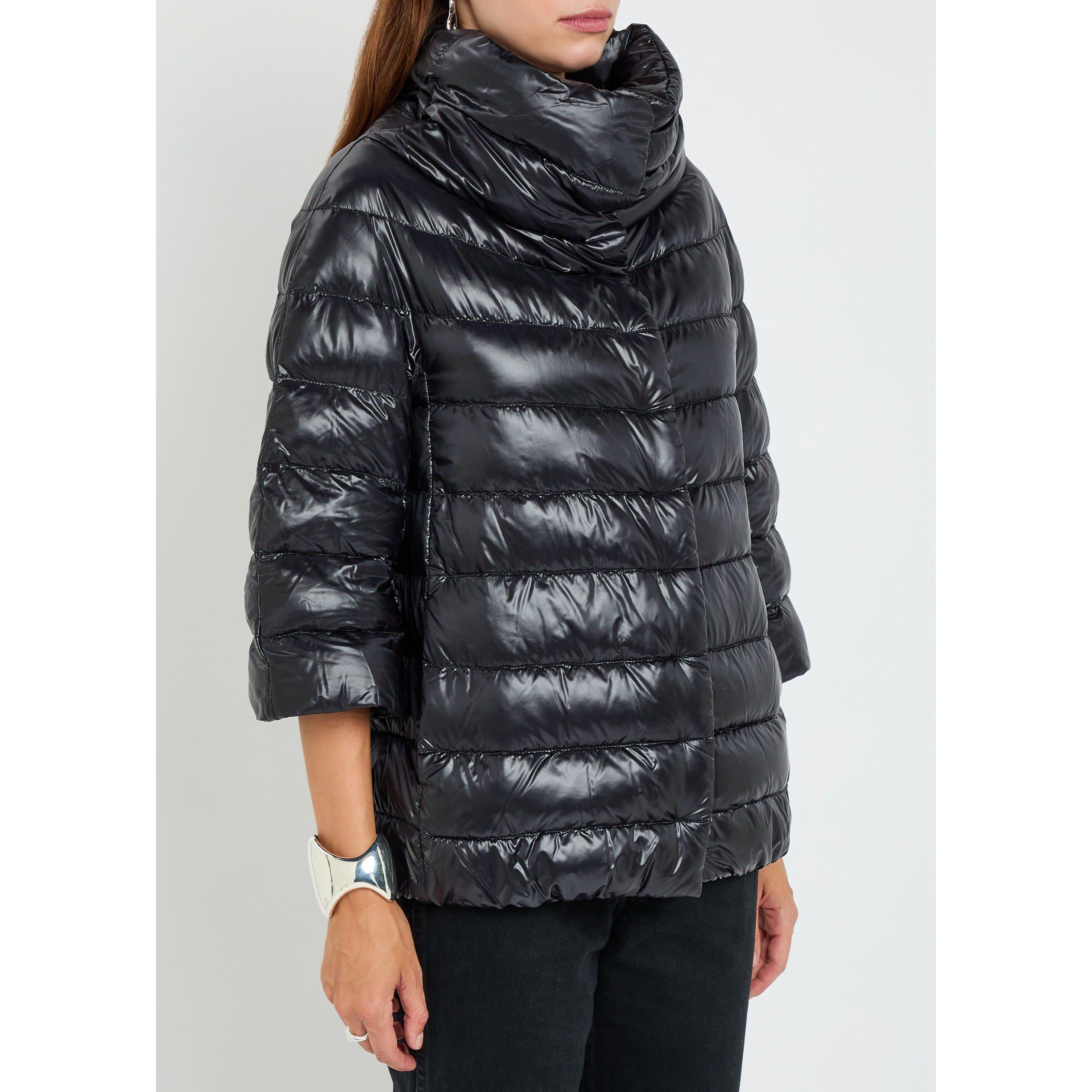 BLACK - Herno - J ULTRALIGHT CAPE 3/4 SLV JCKT - 2