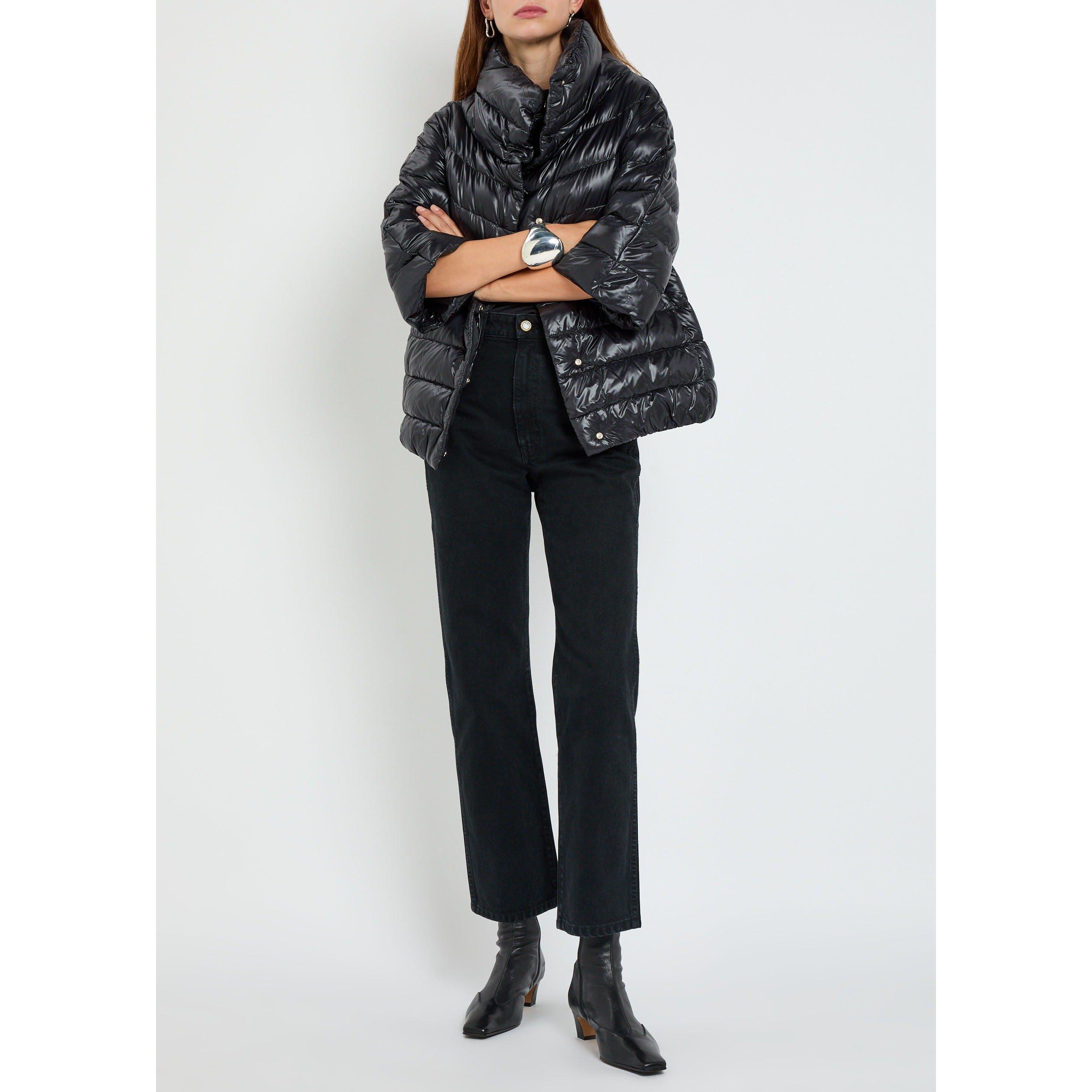 BLACK - Herno - J ULTRALIGHT CAPE 3/4 SLV JCKT - 5