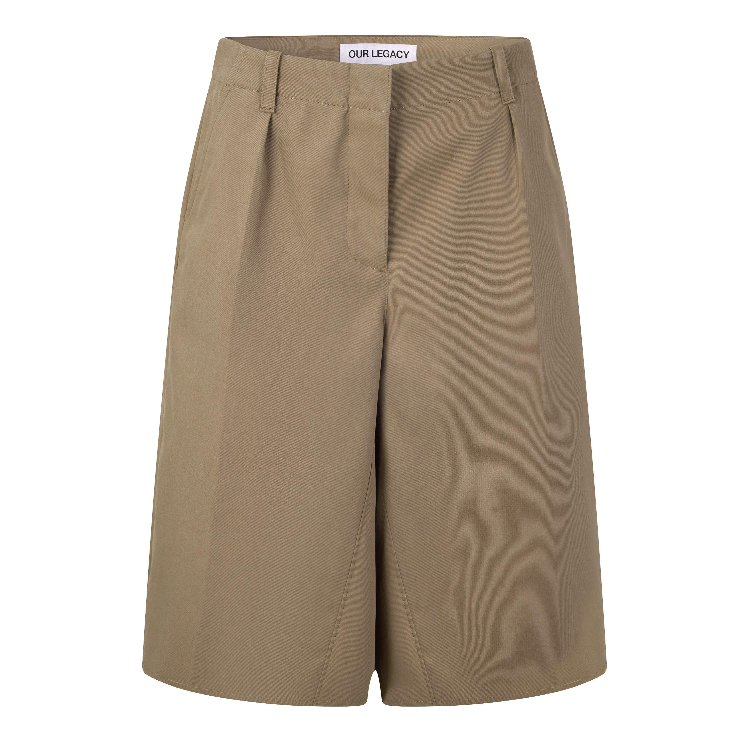 BEIGE - Our Legacy - Women's Jumbo Cotton Shorts - 1