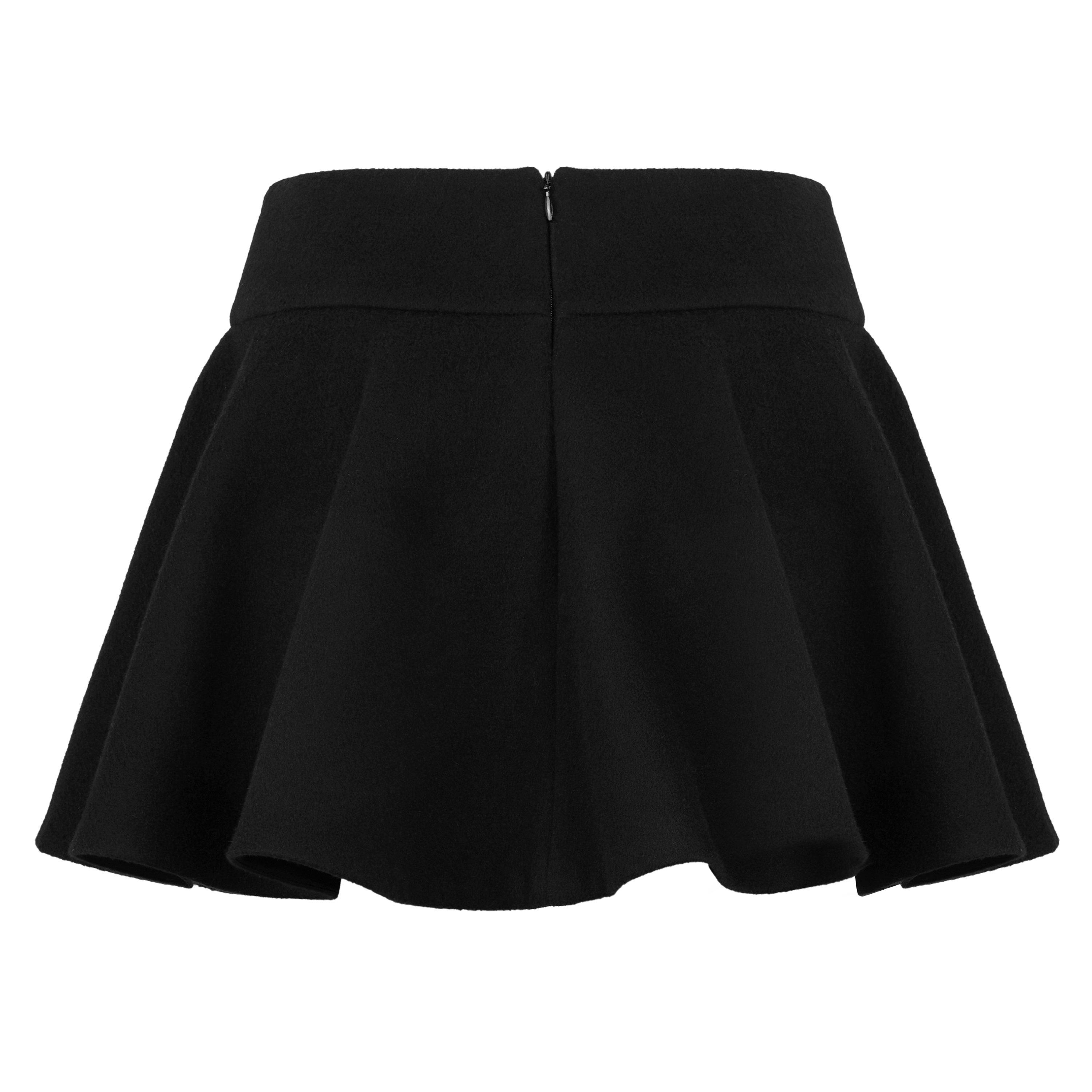 BLACK - Wardrobe NYC - SS CIRCLE SKIRT MINI - 2