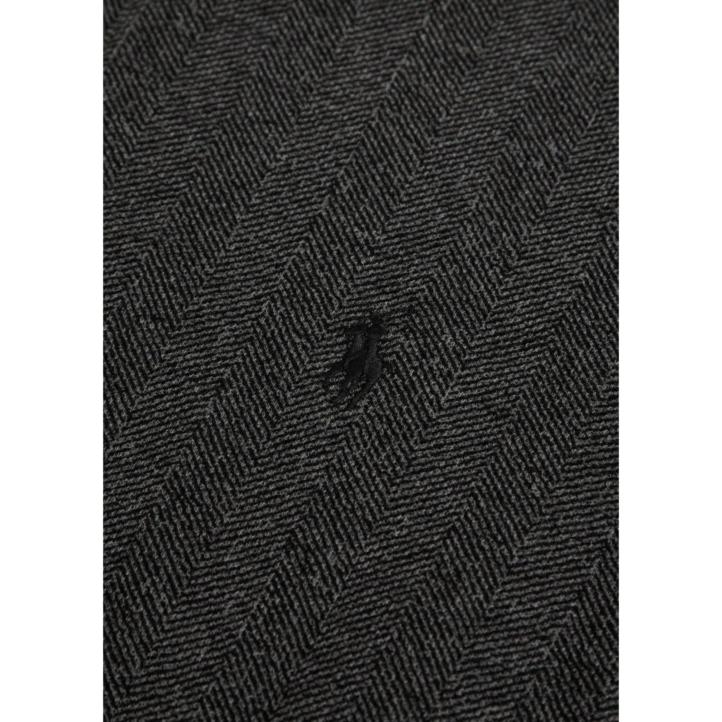 BLACK - Polo Ralph Lauren - Men's 1/4 Zip Ribbed Cotton Knitted Top - 4