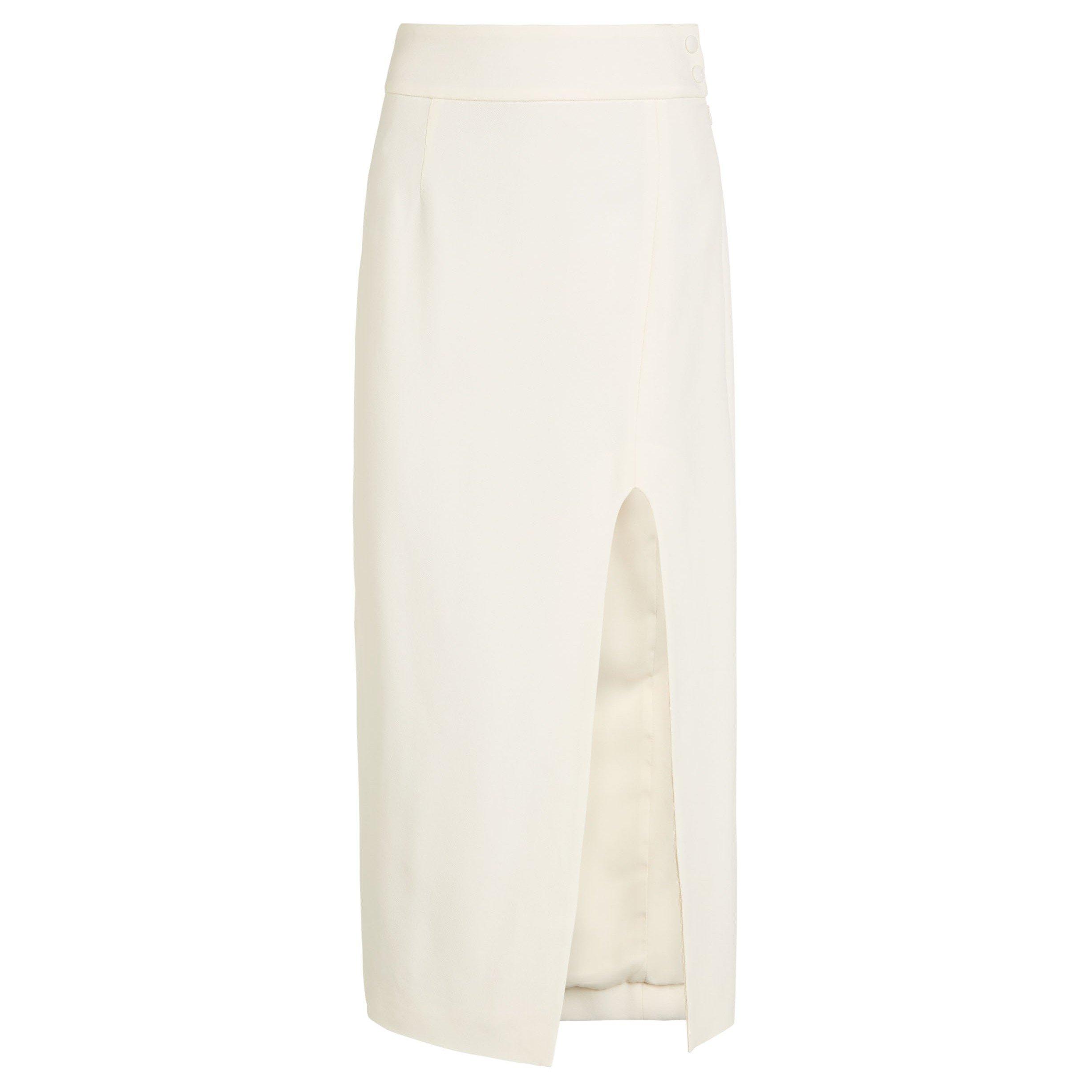 IVORY - Victoria Beckham - SPLIT DETAIL SKIRT - 1