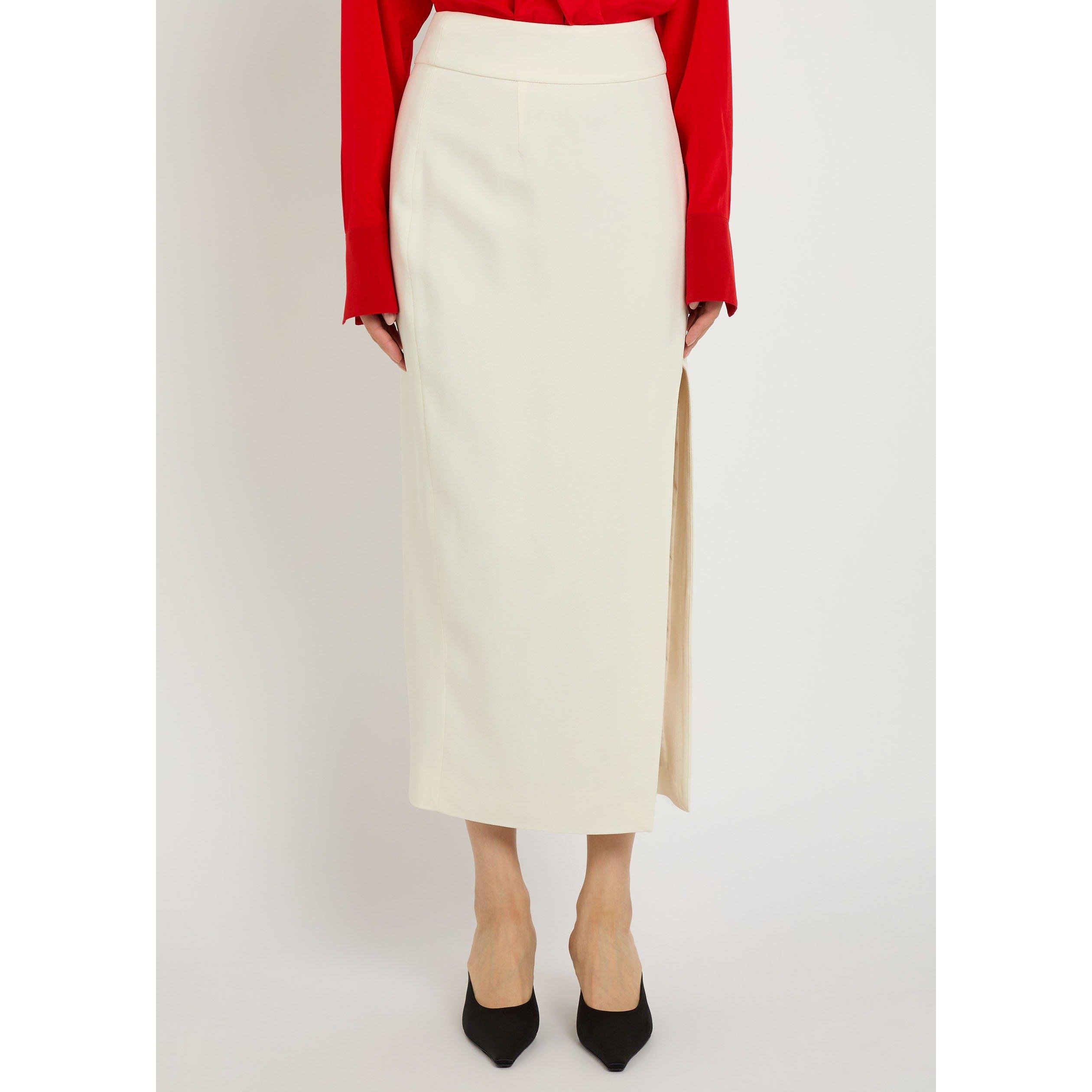 IVORY - Victoria Beckham - SPLIT DETAIL SKIRT - 2