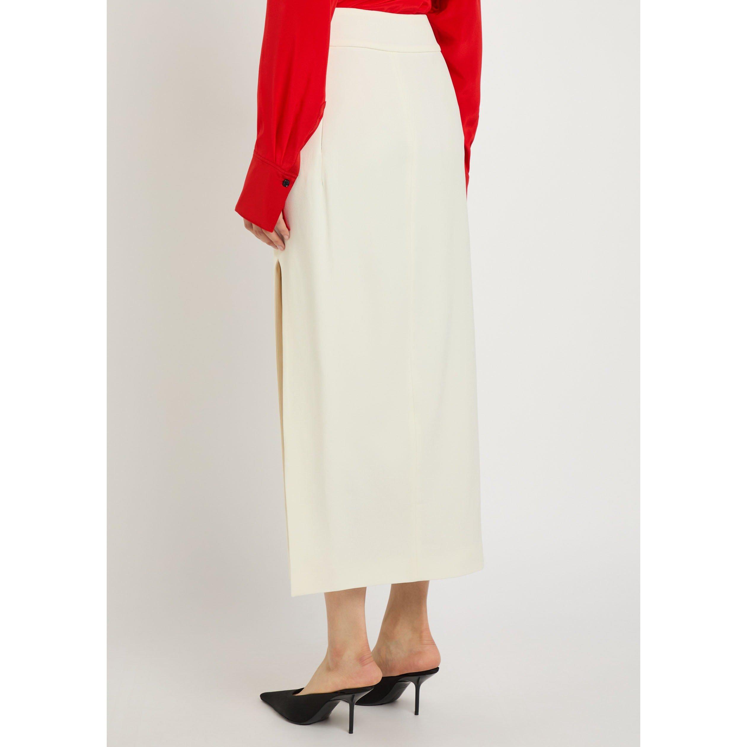 IVORY - Victoria Beckham - SPLIT DETAIL SKIRT - 3