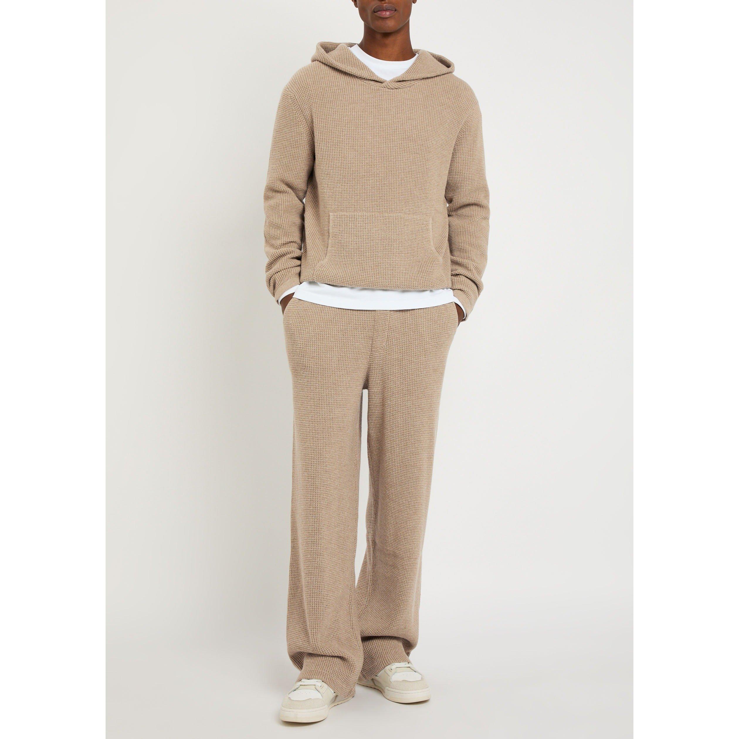 BEIGE - Paige - Men's Ojai Merino Wool Cashmere Knitted Hoodie - 5