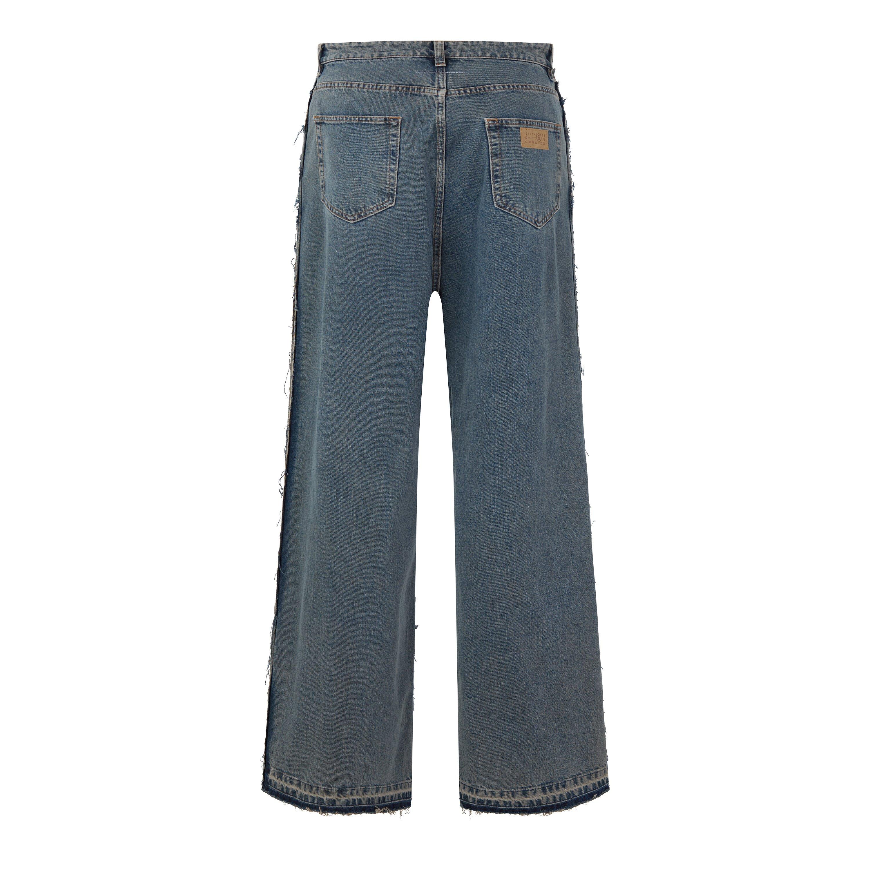 LIGHT GREY - MM6 Maison Margiela - MM6 5 POCKET WIDE DENIM J - 2