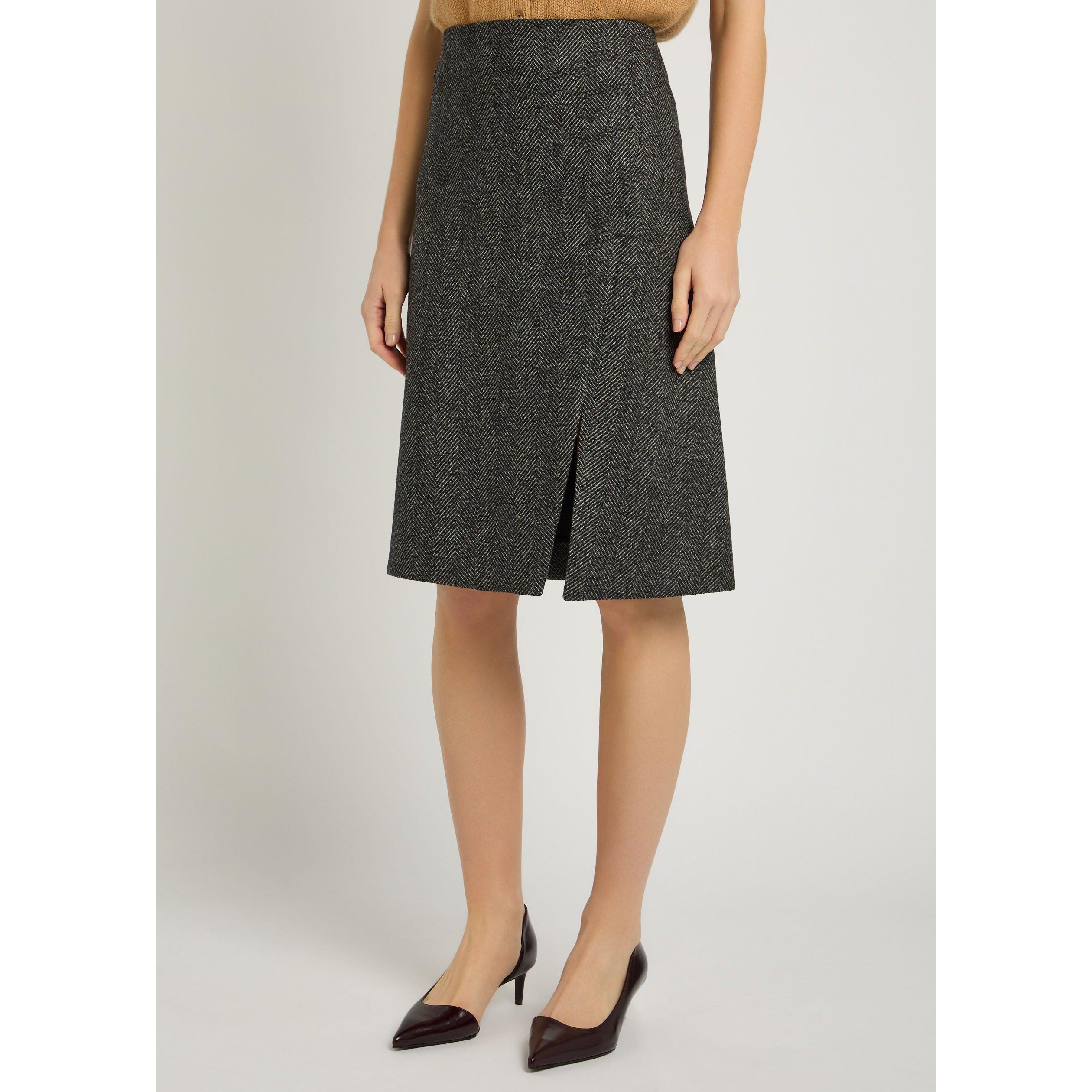 GREY - Stella McCartney - HERRINGBONE SKIRT - 2