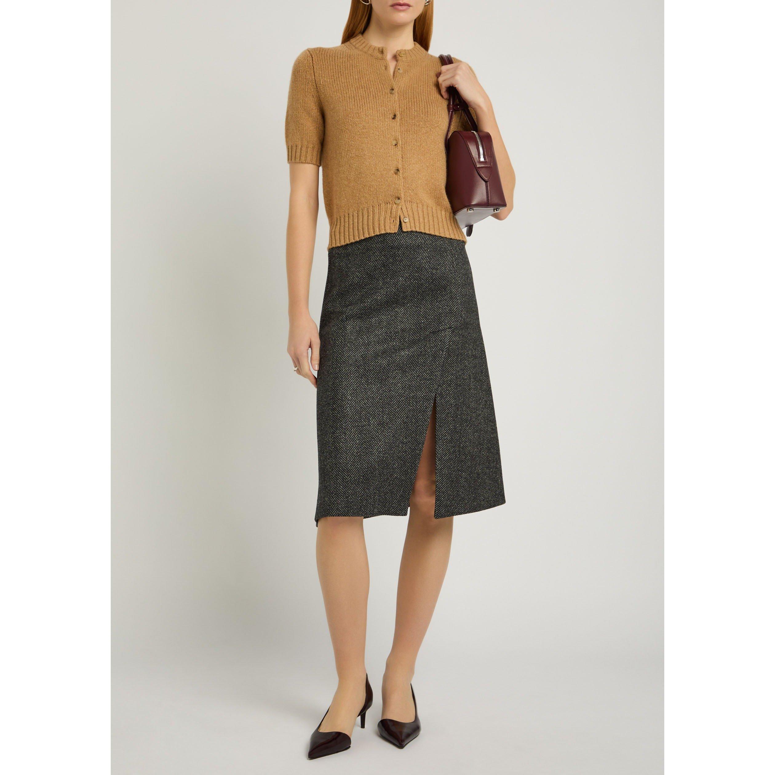 GREY - Stella McCartney - HERRINGBONE SKIRT - 5