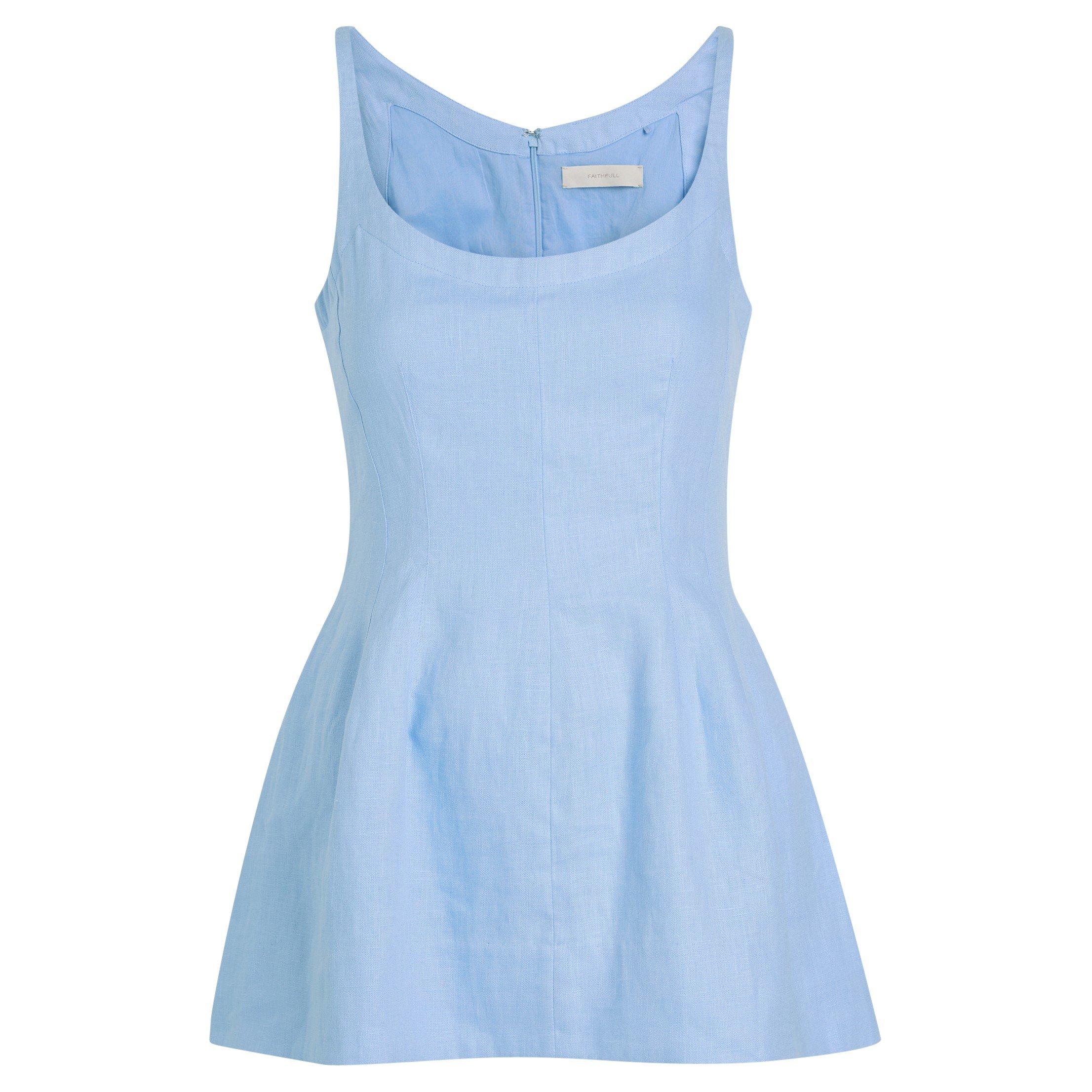 LIGHT BLUE - Faithfull The Brand - T SYNA TOP