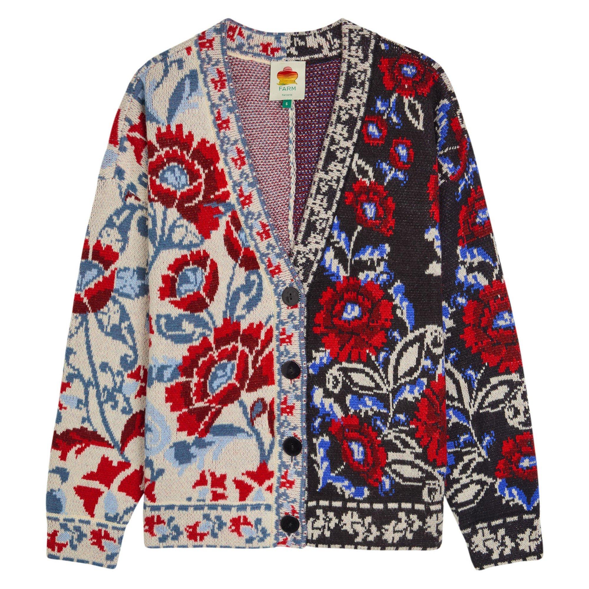 MULTICOLOURED - FARM Rio - K MIXED VALENTINA CARDIGAN