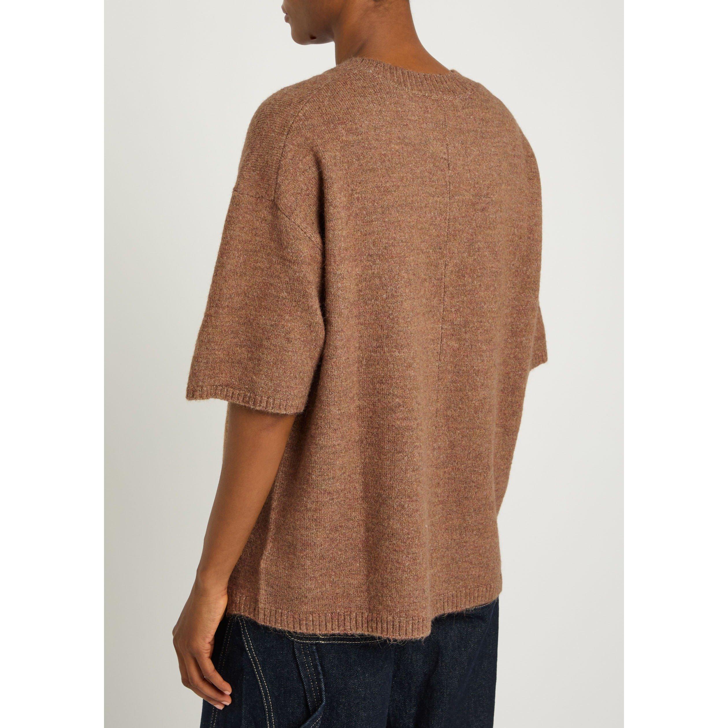BROWN - Free People - T MARGOT SWEATER TEE - 3