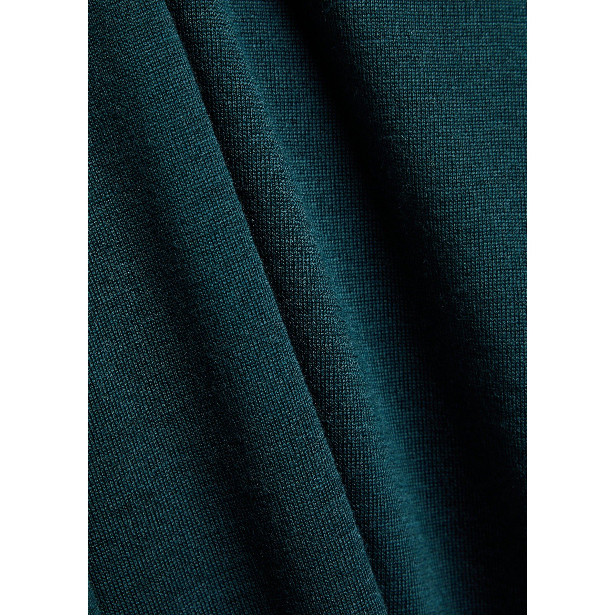 DARK GREEN - John Smedley - SMED KNIT TRTLE NECK CHERWELL - 4