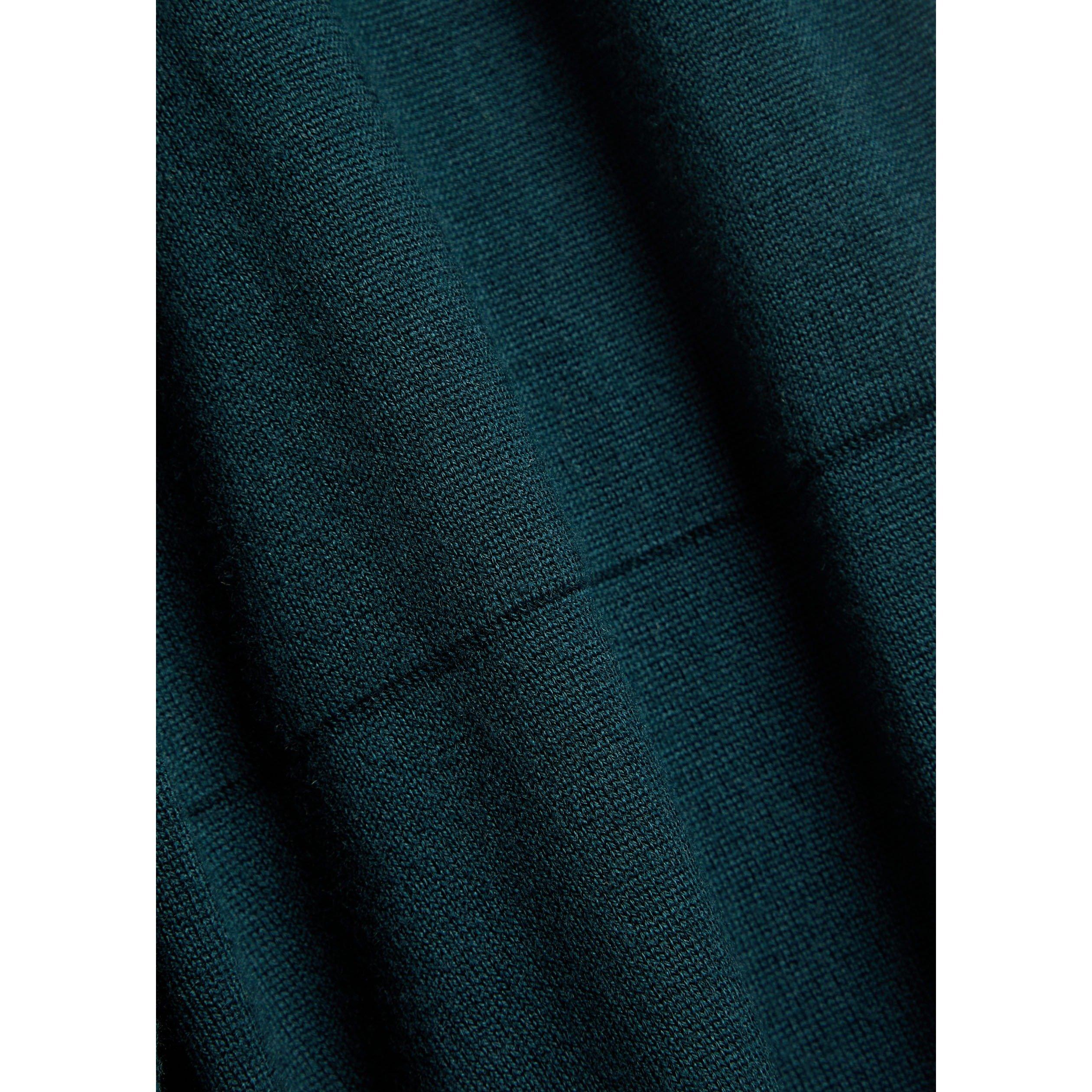 DARK GREEN - John Smedley - Men's Henning Merino Wool Knitted Trousers - 4