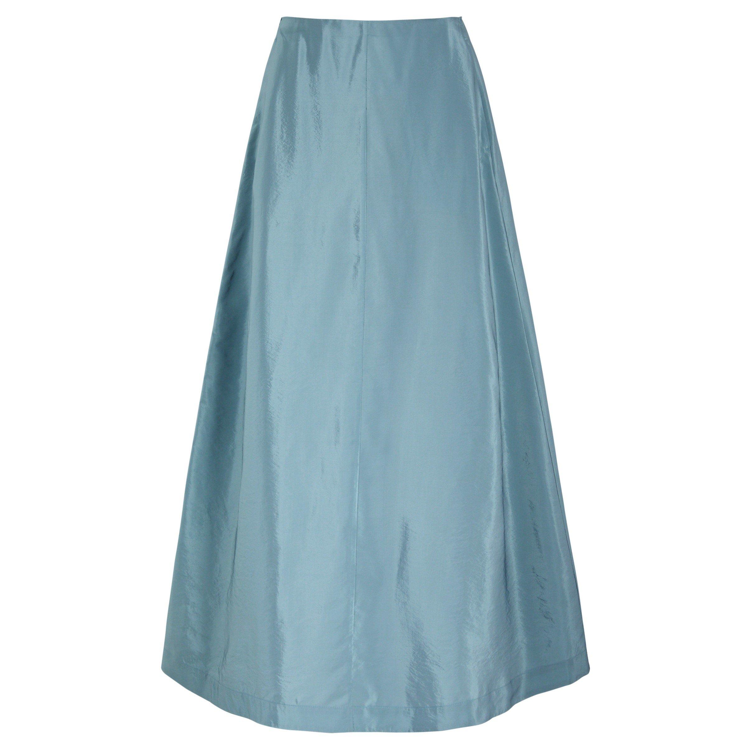 LIGHT BLUE - By Malene Birger - LS ISOLDAS SATIN MIDI SKIRT