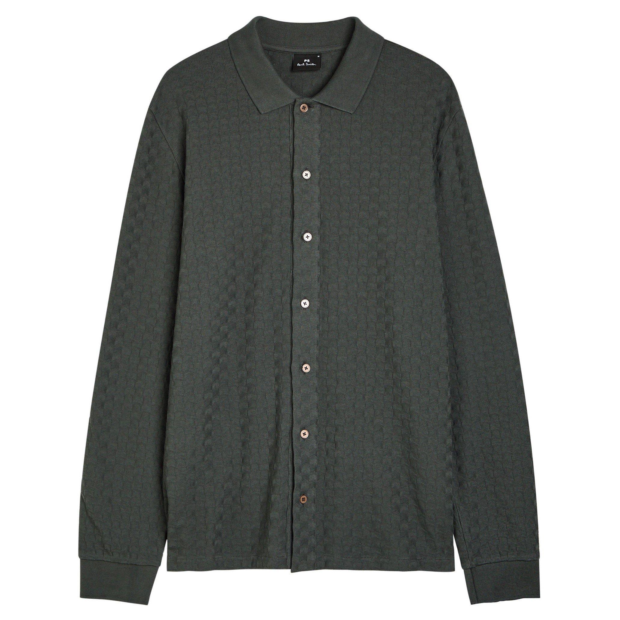 GREY - PS Paul Smith - PS KNIT BTTN CARDI