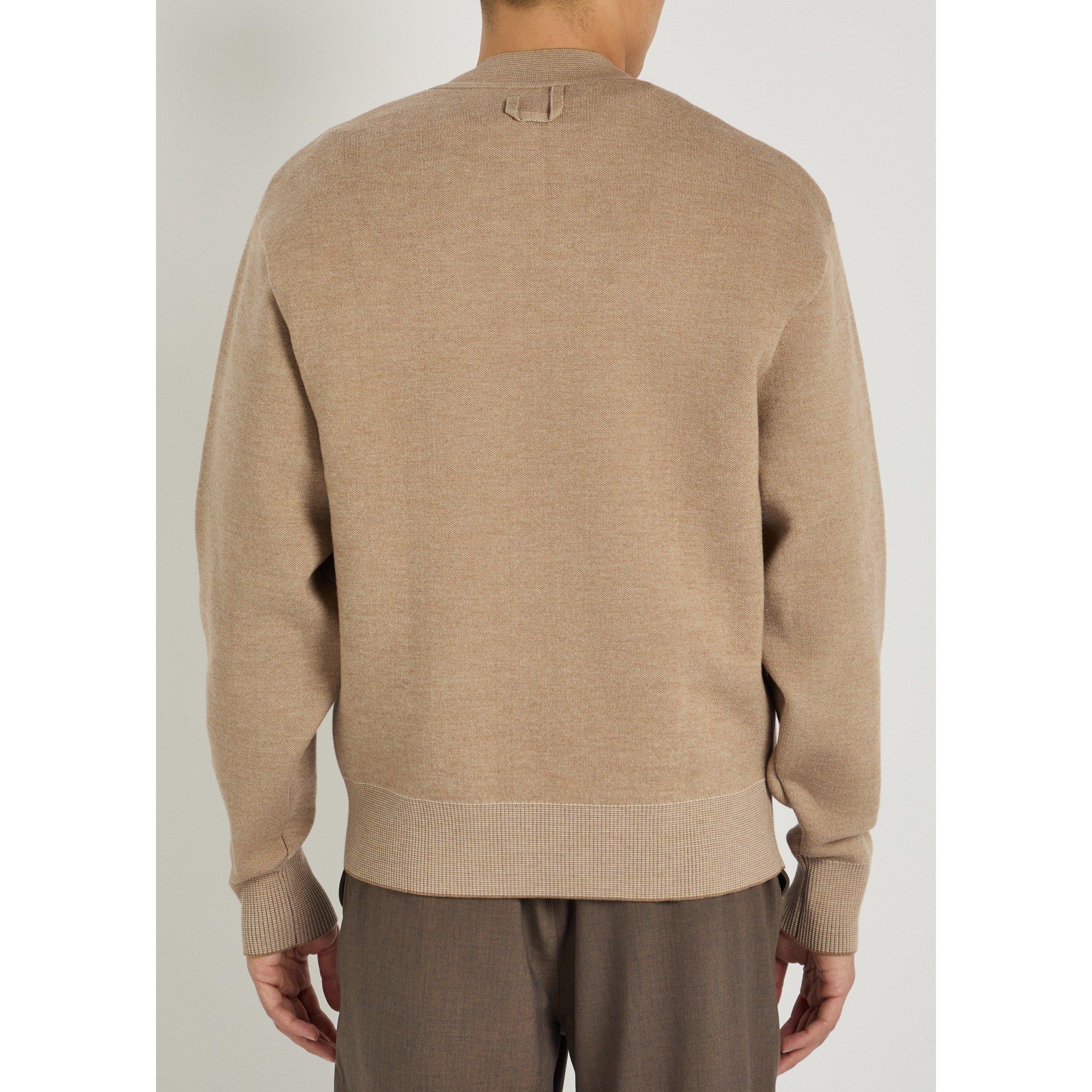BEIGE - Jacquemus - Men's Le Cardigan Doppio Merino Wool - 3
