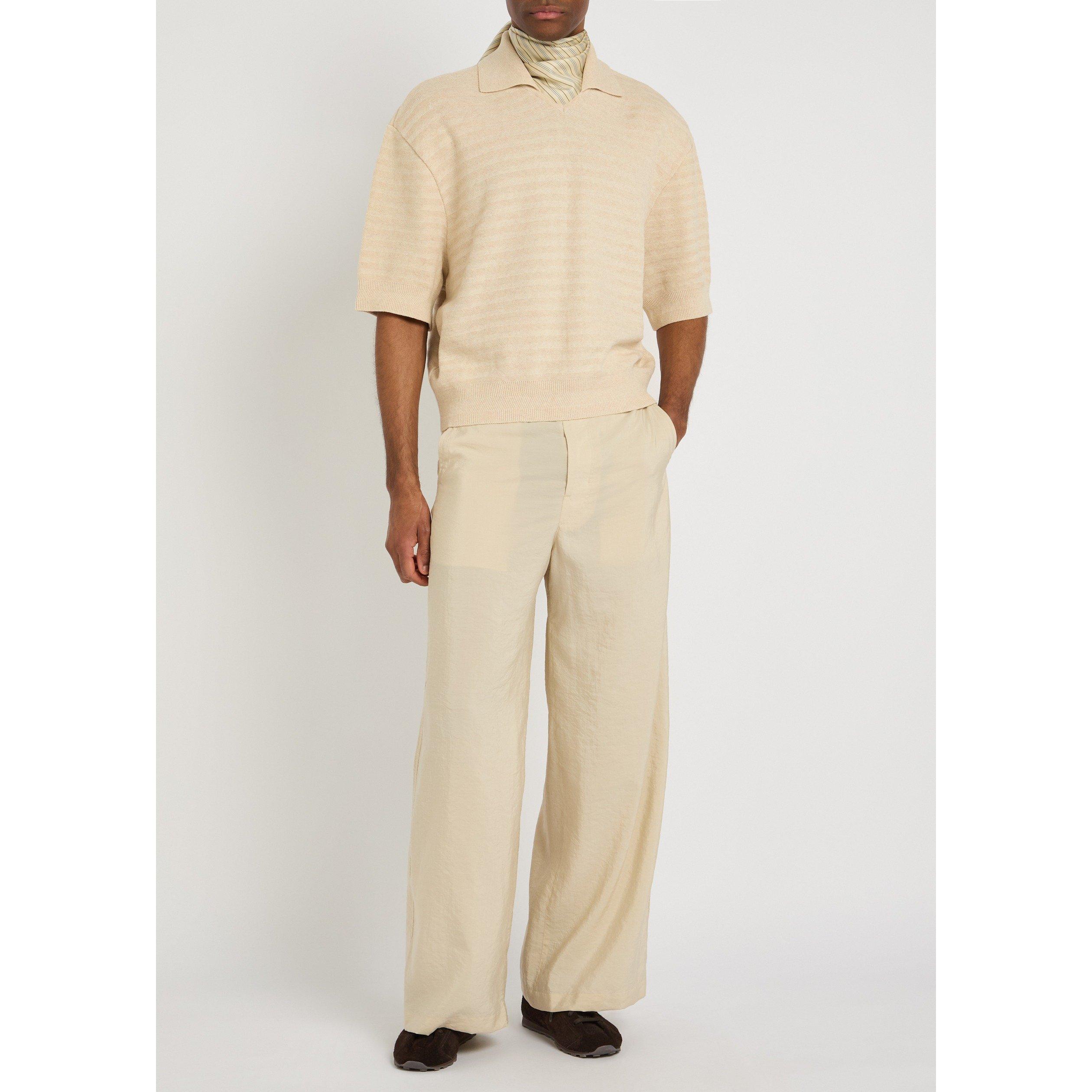 BEIGE - Jacquemus - JAC LE POLO MAILLE CHEVRON - 5