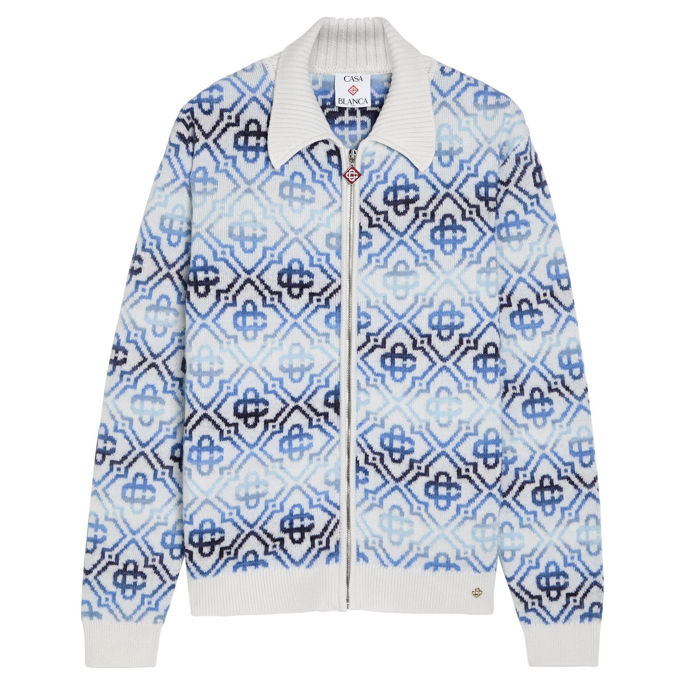 MULTICOLOURED 1 - Casablanca - CAS SPACE DYE MONOGRAM ZIP UP - 1