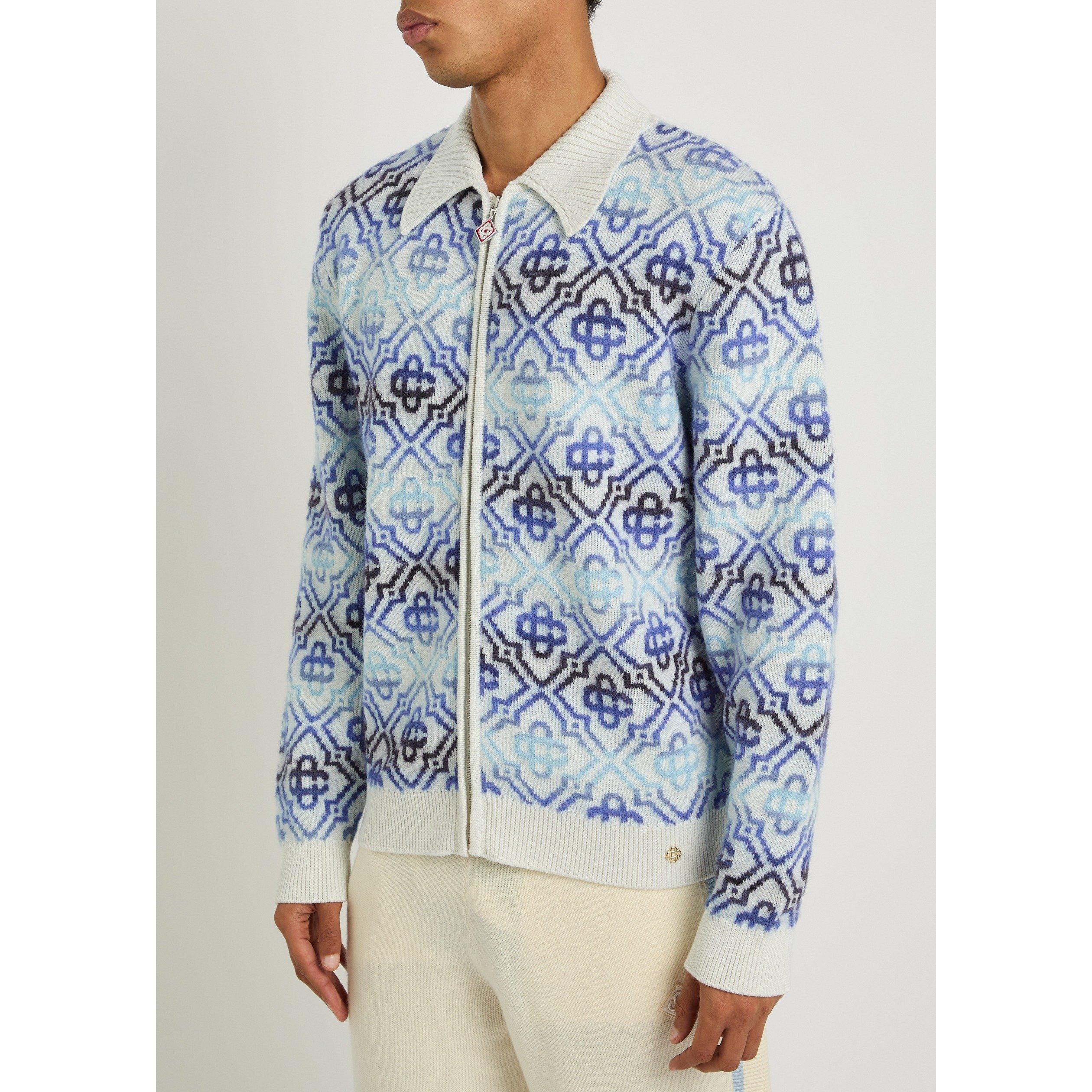MULTICOLOURED 1 - Casablanca - CAS SPACE DYE MONOGRAM ZIP UP - 2