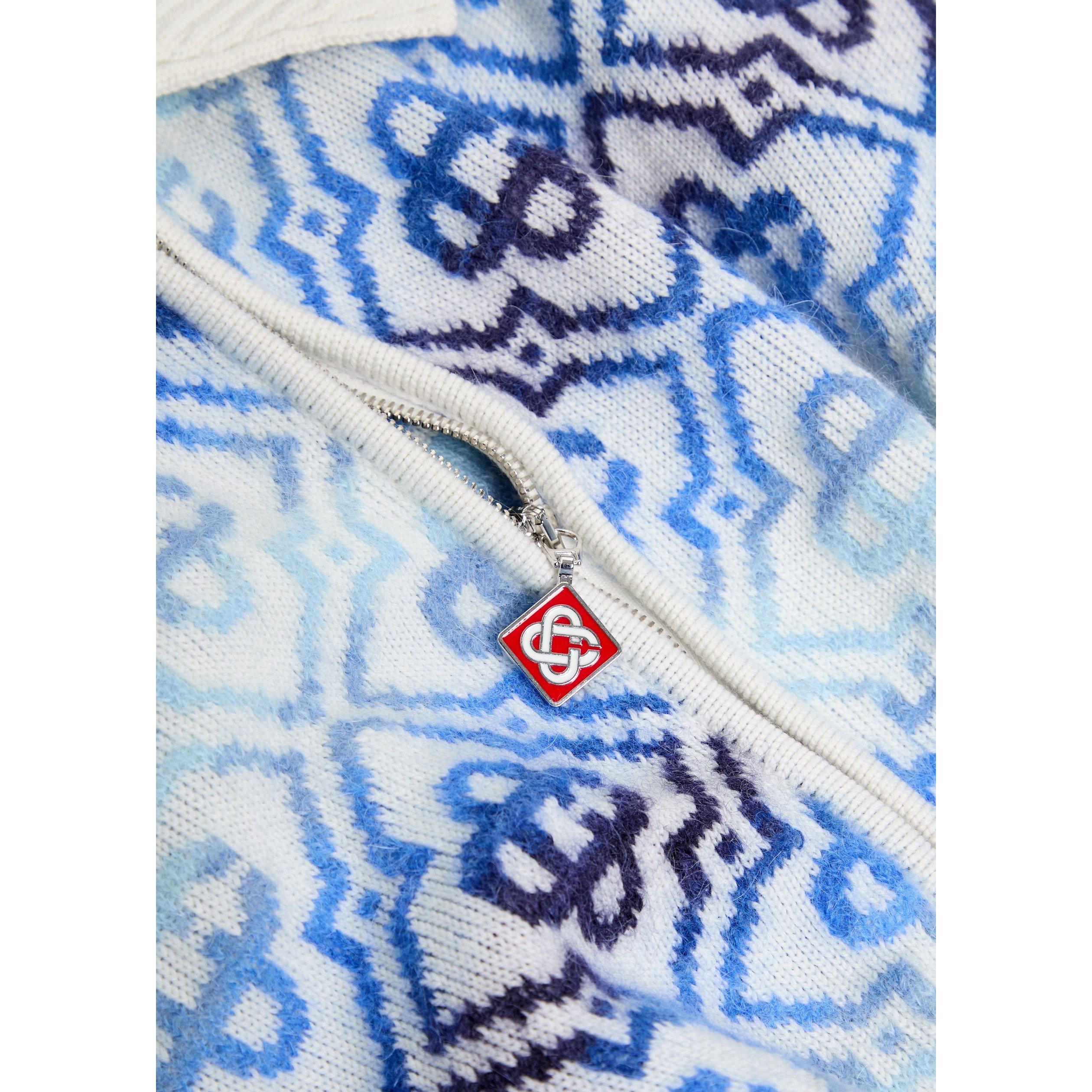 MULTICOLOURED 1 - Casablanca - CAS SPACE DYE MONOGRAM ZIP UP - 4